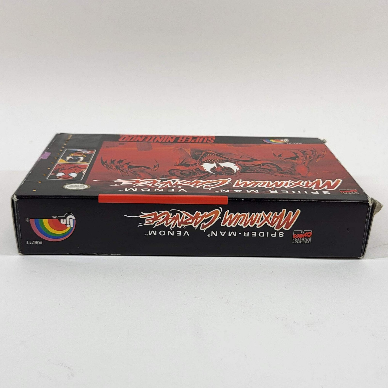 Spider Man Venom Maximum Carnage Super Nintendo SNES 1994 LJN Boxed Game