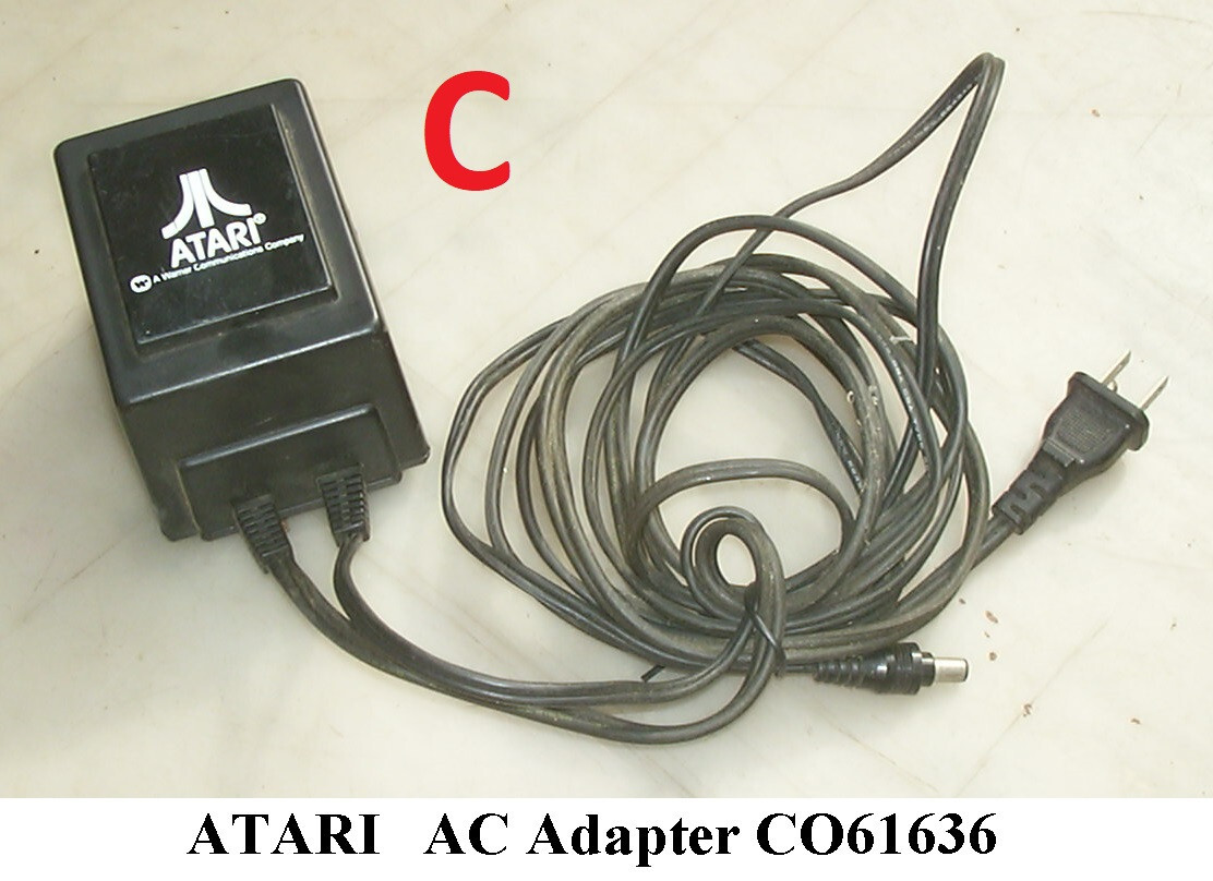 ATARI AC Adapter CO17945, CO61515, CO61636, CO-70042-011, tested good