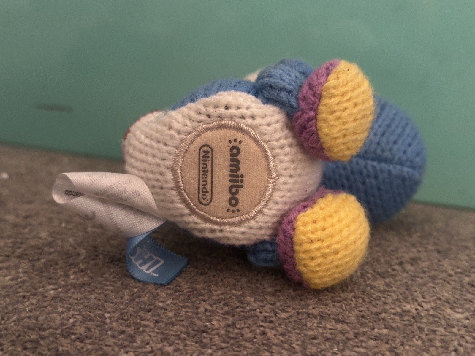 Light Blue Yarn Yoshi Amiibo Plush – Nintendo Wii U Switch 3DS
