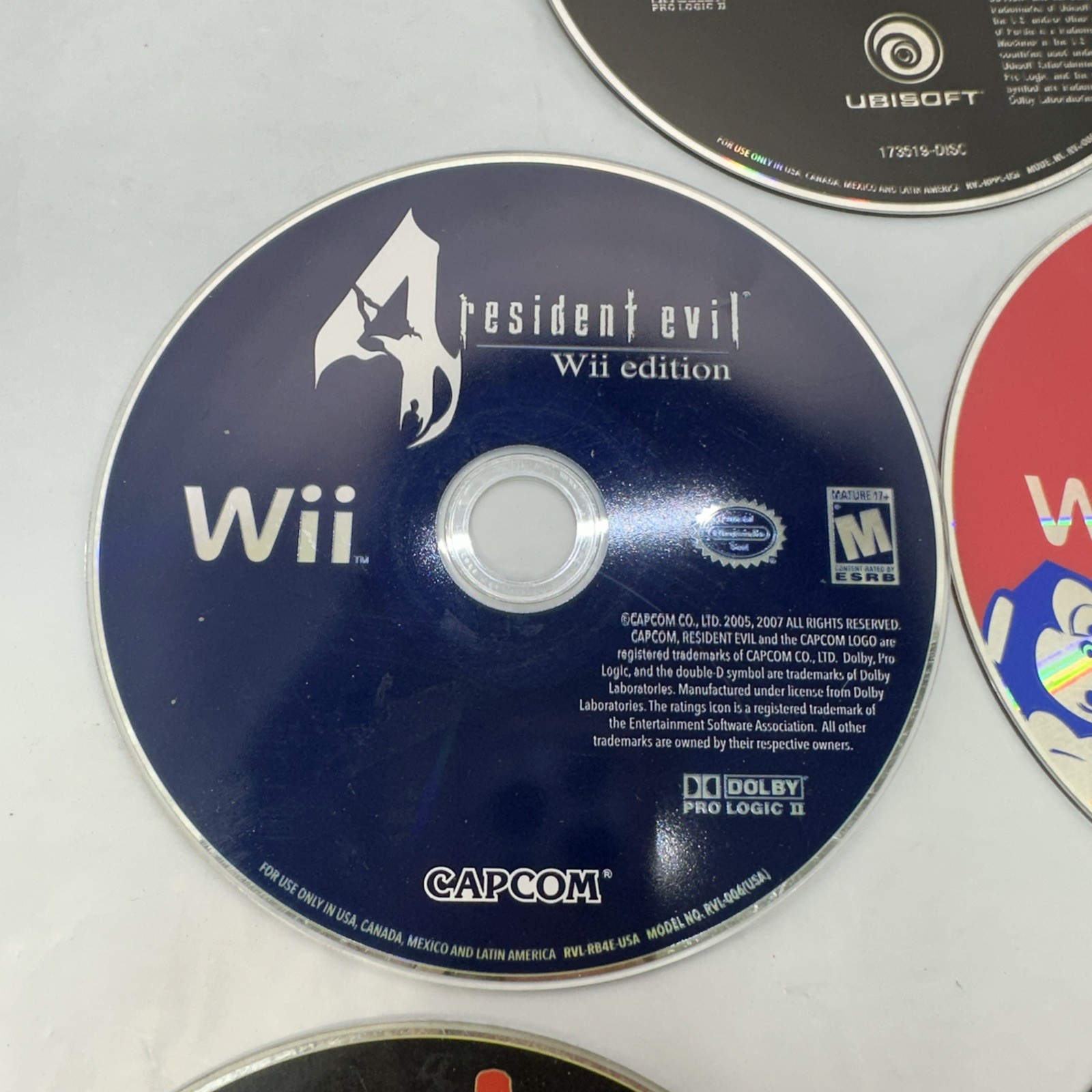 Lot Of 5 Wii Games Resident Evil 4 Wii Edition (Nintendo) – DISC ONLY No Case