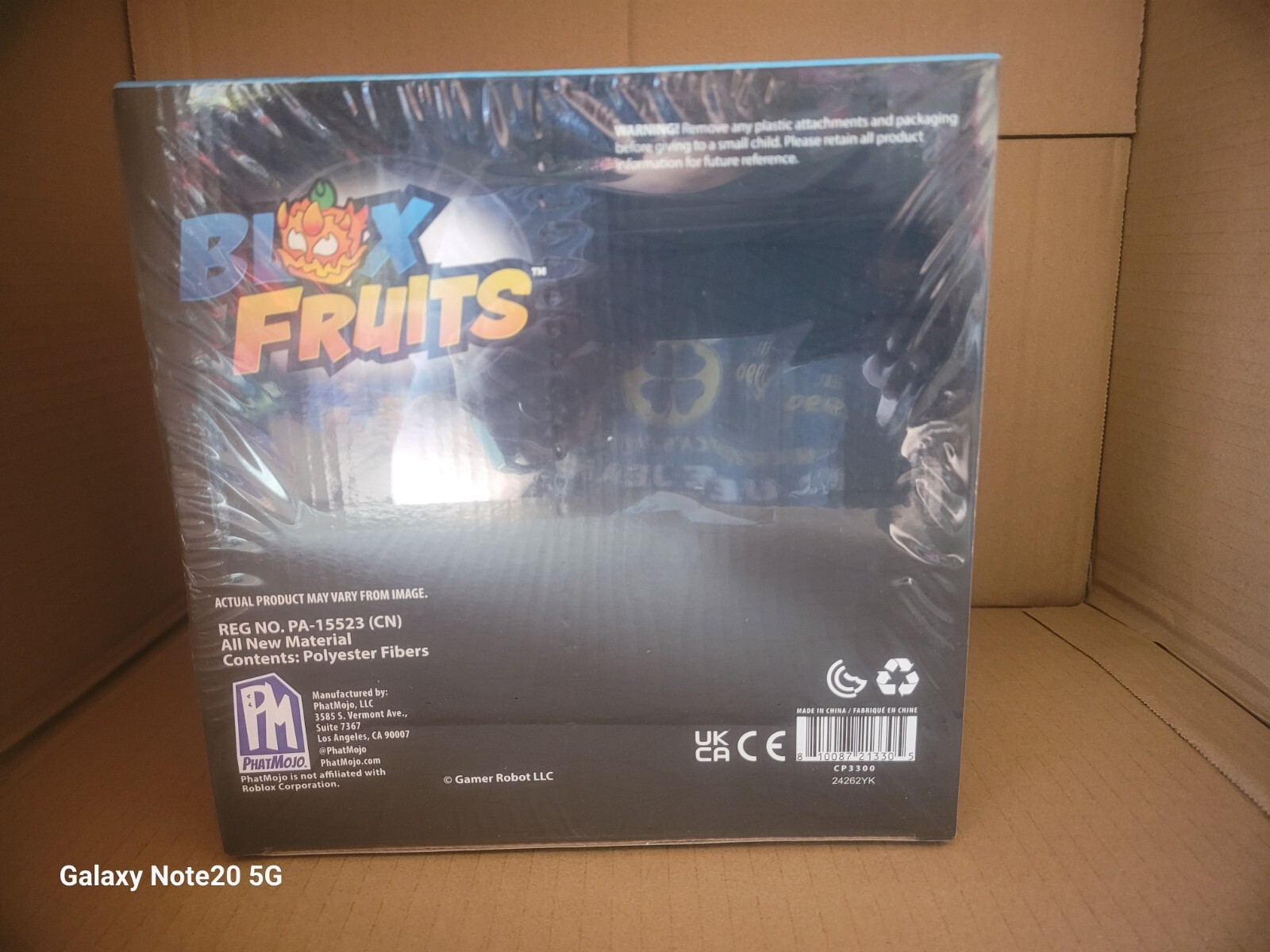 8” Blox Fruits Deluxe Mystery Plush Sealed with ROBLOX CODES Serie#1 Brand New