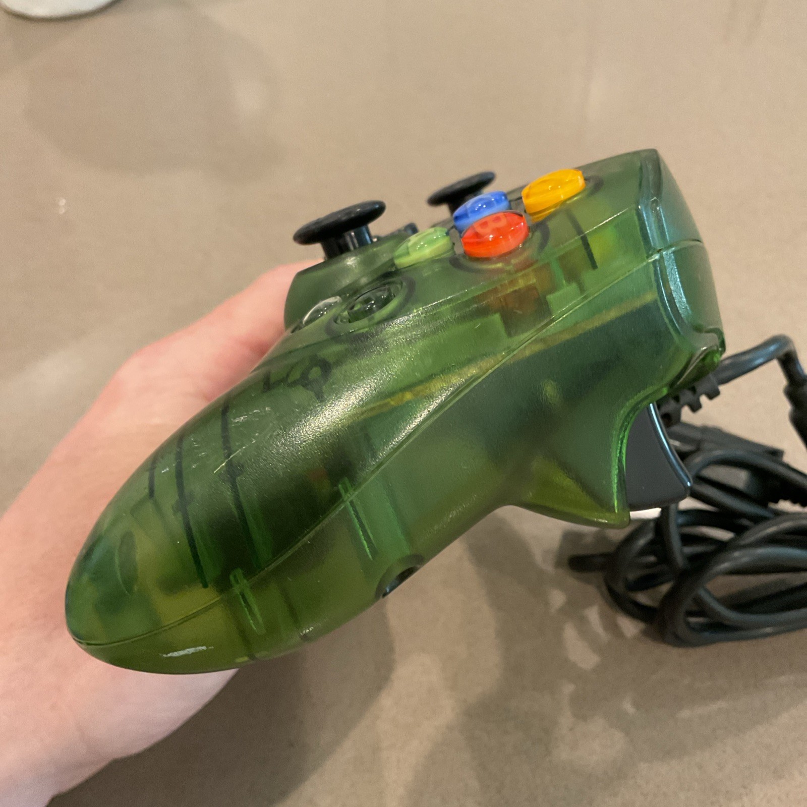 Original Xbox Limited Special Edition Halo LOGO Green OEM S Type Controller OEM