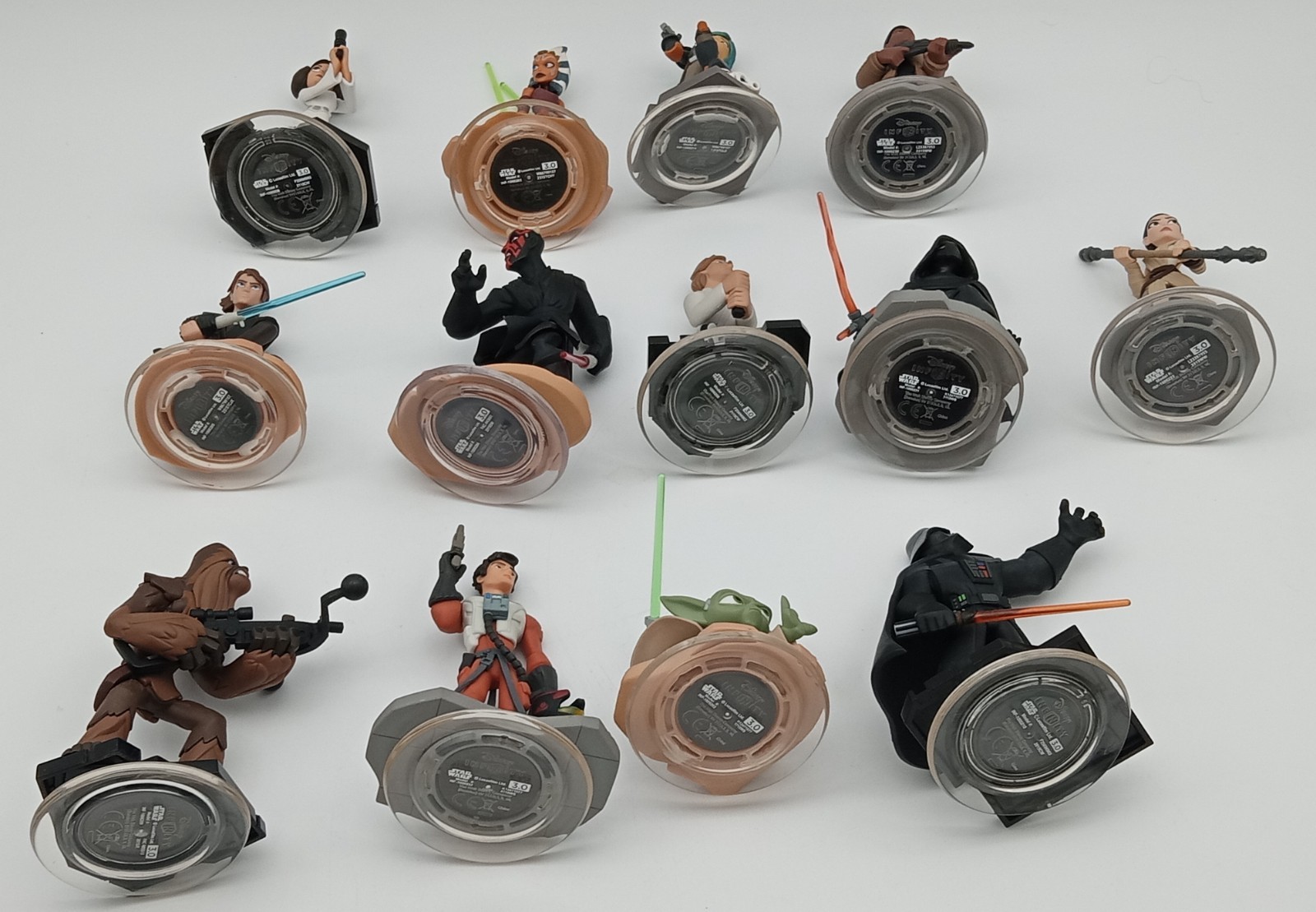 Disney Infinity 3.0: Star Wars Character Figures Lot of 13 Lightsaber missing