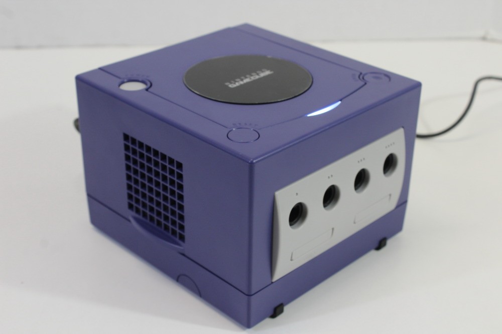 Nintendo Gamecube Indigo Purple Console NTSC-U/C DOL-001 White LED GC PLAY US