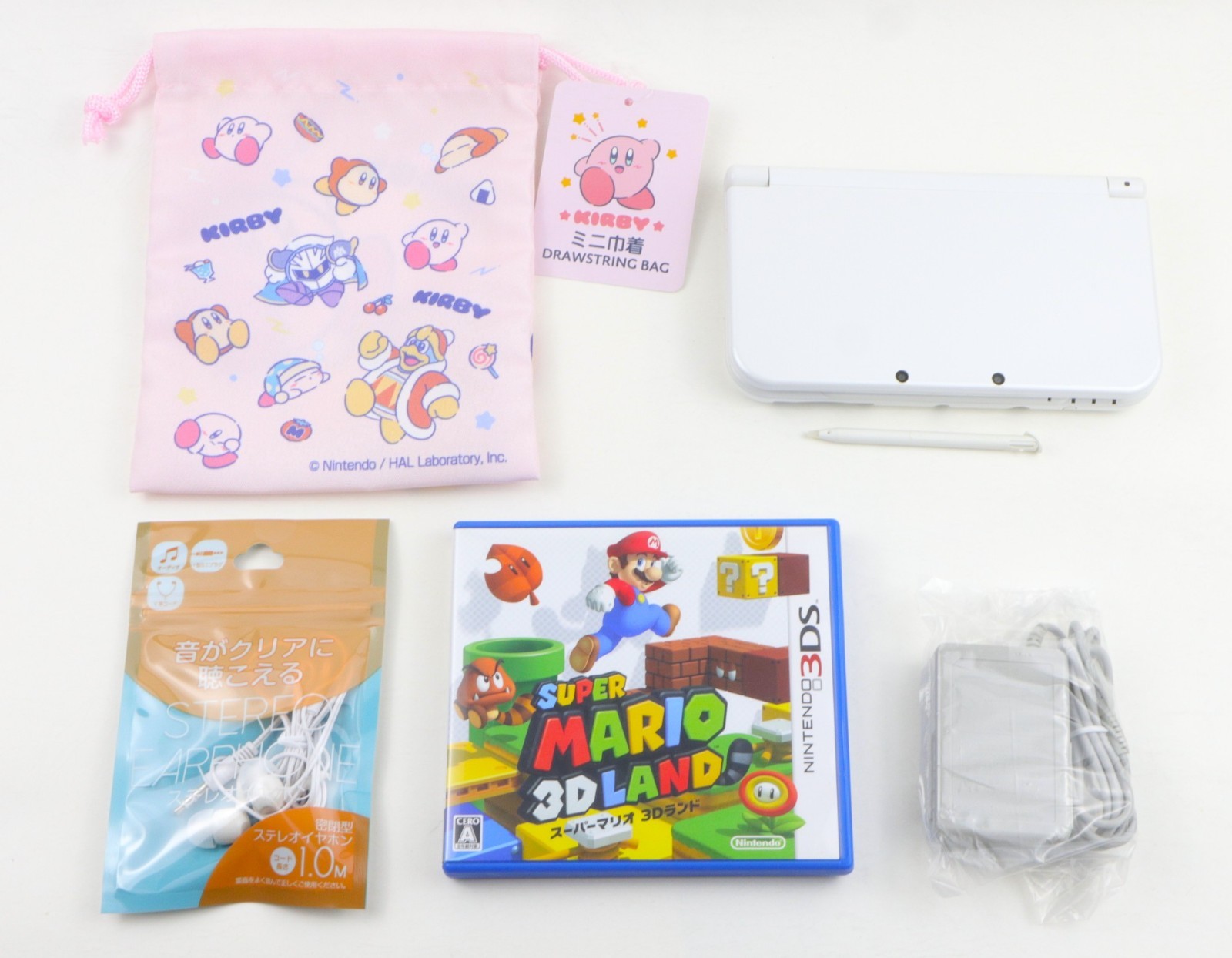 New Nintendo 3DS XL LL Console Dual IPS LCD Pearl White Excellent / Region Free