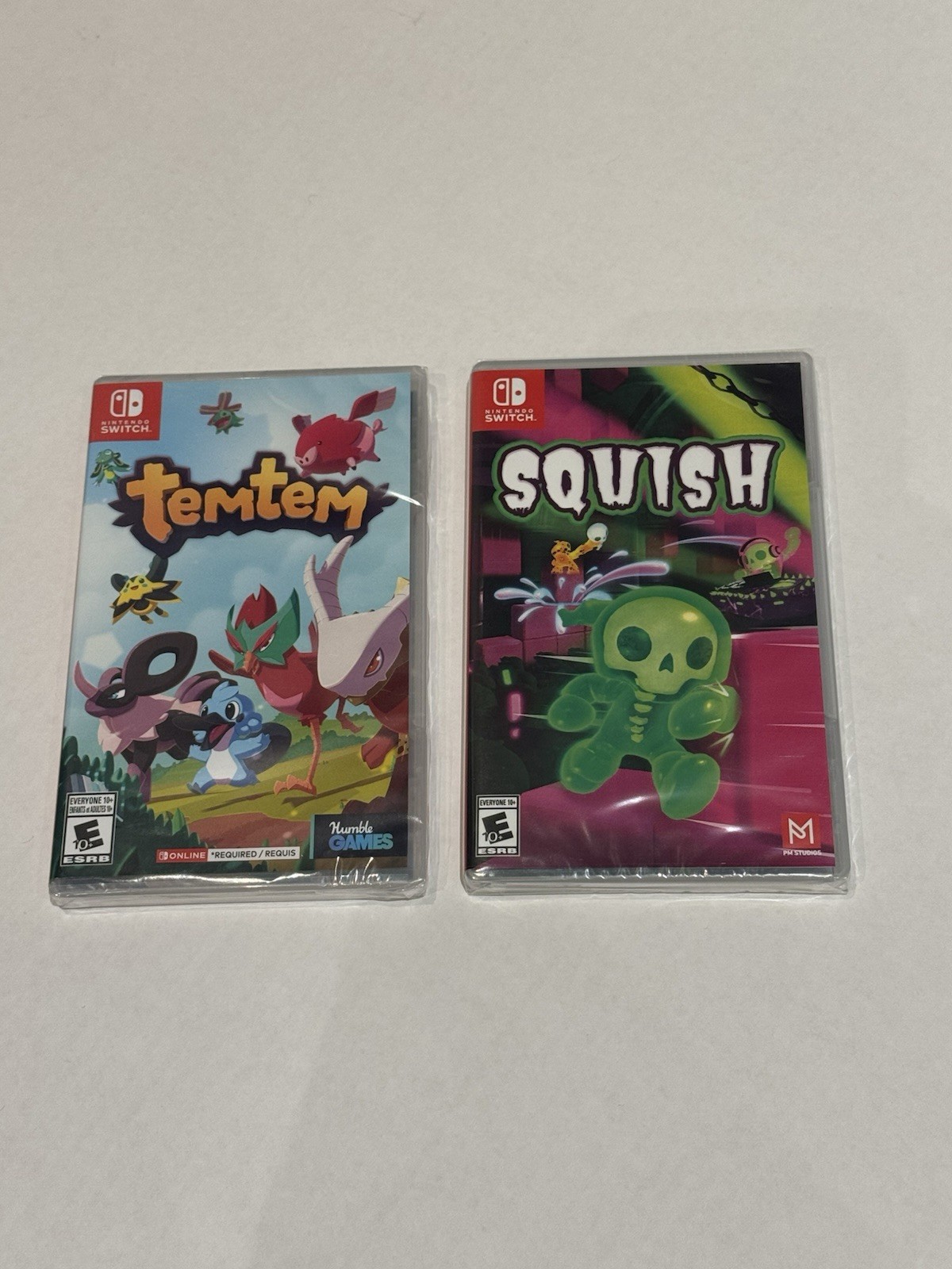 Brand New Nintendo Switch Games Temtem And Squish