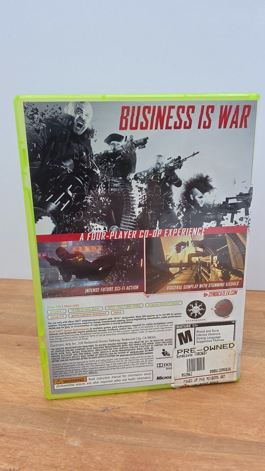 Syndicate (Microsoft Xbox 360, 2012) Xbox 360 Game