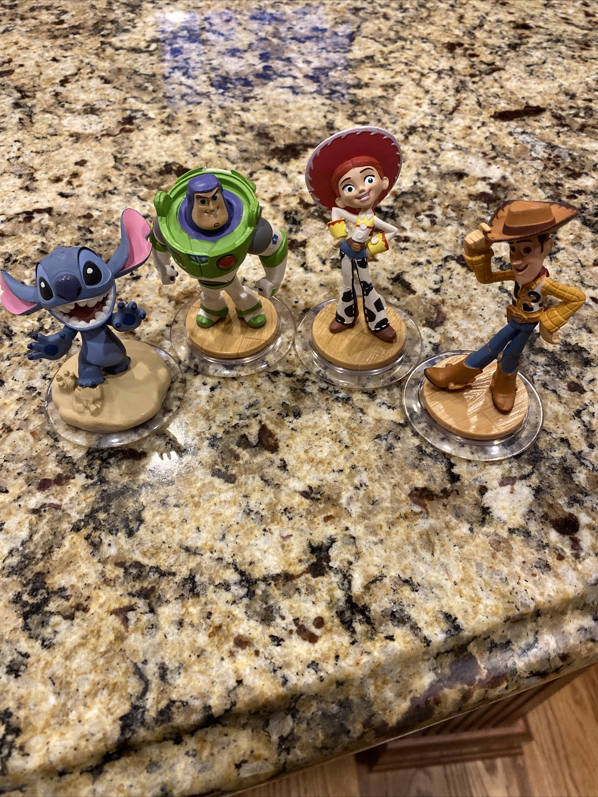 Disney Infinity Toy Story Amiibo Figure Lot – Buzz, Woody, Jessie, & Stitch