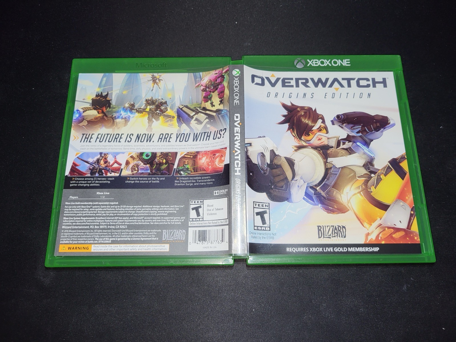 Overwatch Origins Edition Microsoft Xbox One LN PERFECT CIB+Widowmaker Skin DLC!