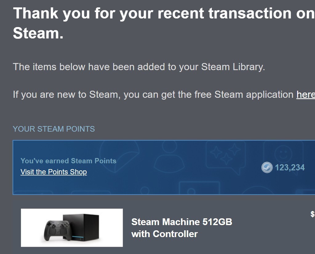 Steam Machine 512GB with Controller Valve PC *Presale