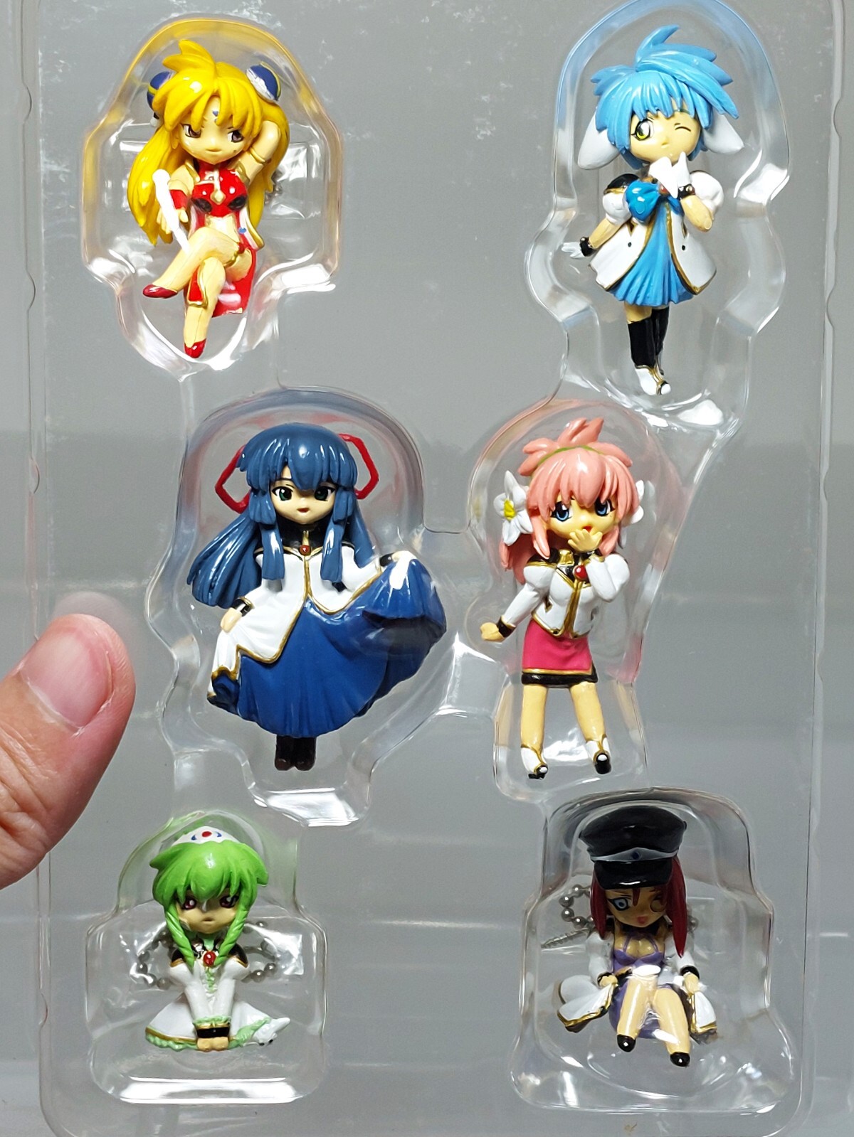 Galaxy Angel Eternal Love Bonus Figure Set w/Ballchain Mint Blancmanche