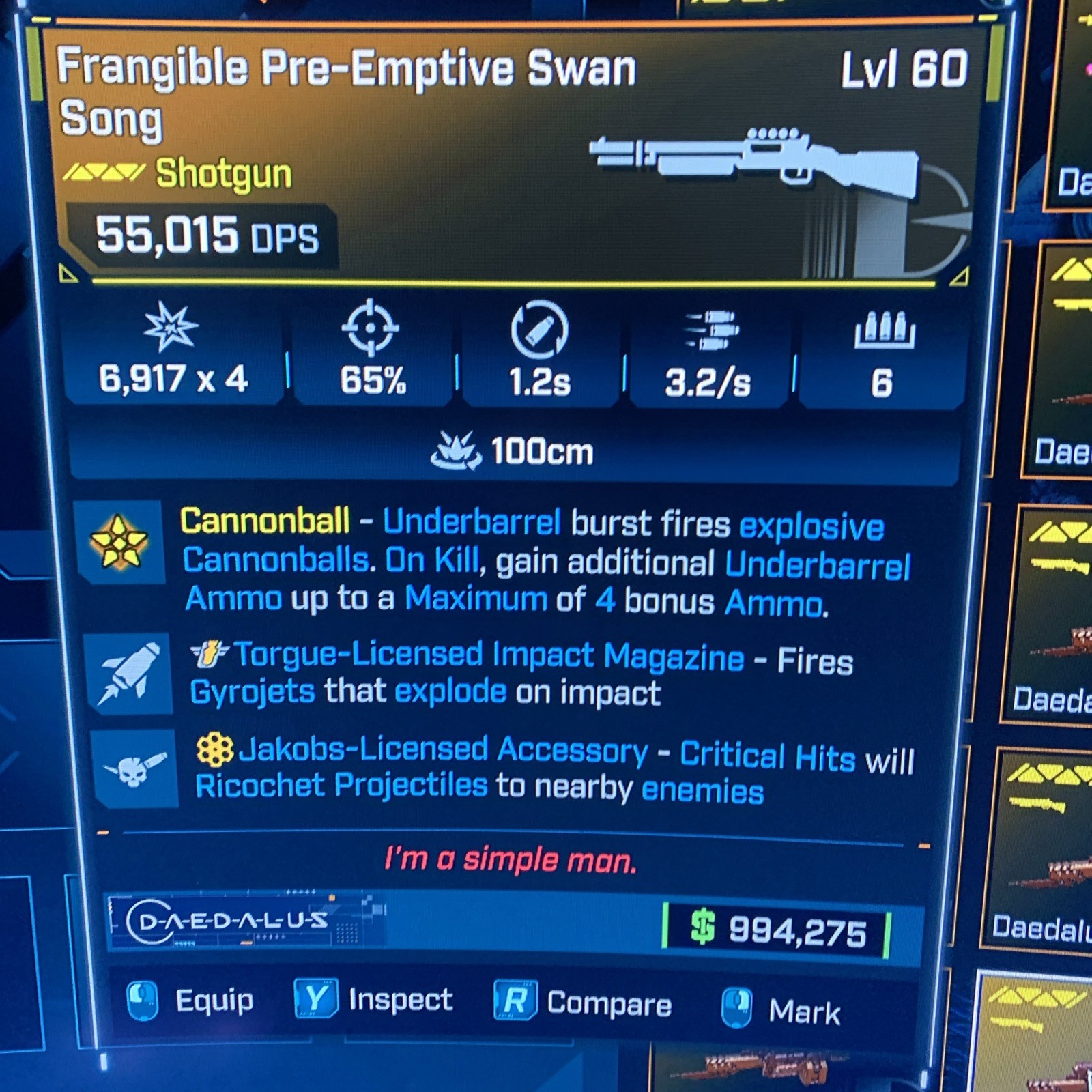 Borderlands 4⭐️LVL 60 SWAN SONG TORGUE GYRO JAKOBS ALL ELEMENTS⭐️All PLATFORM