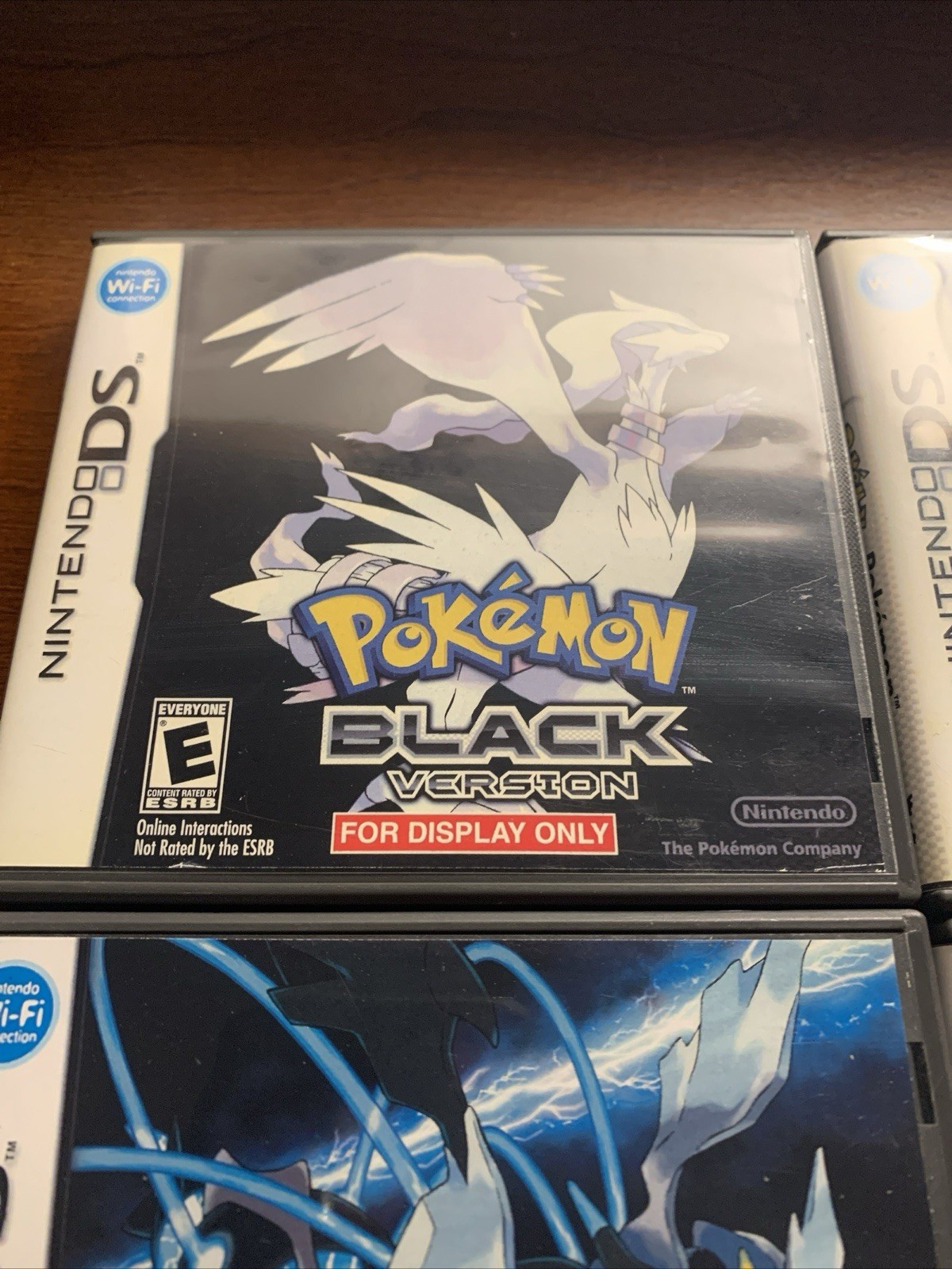 Pokemon White + Black Nintendo DS Replacement *(4) Cases Only NO GAMES – Bundle