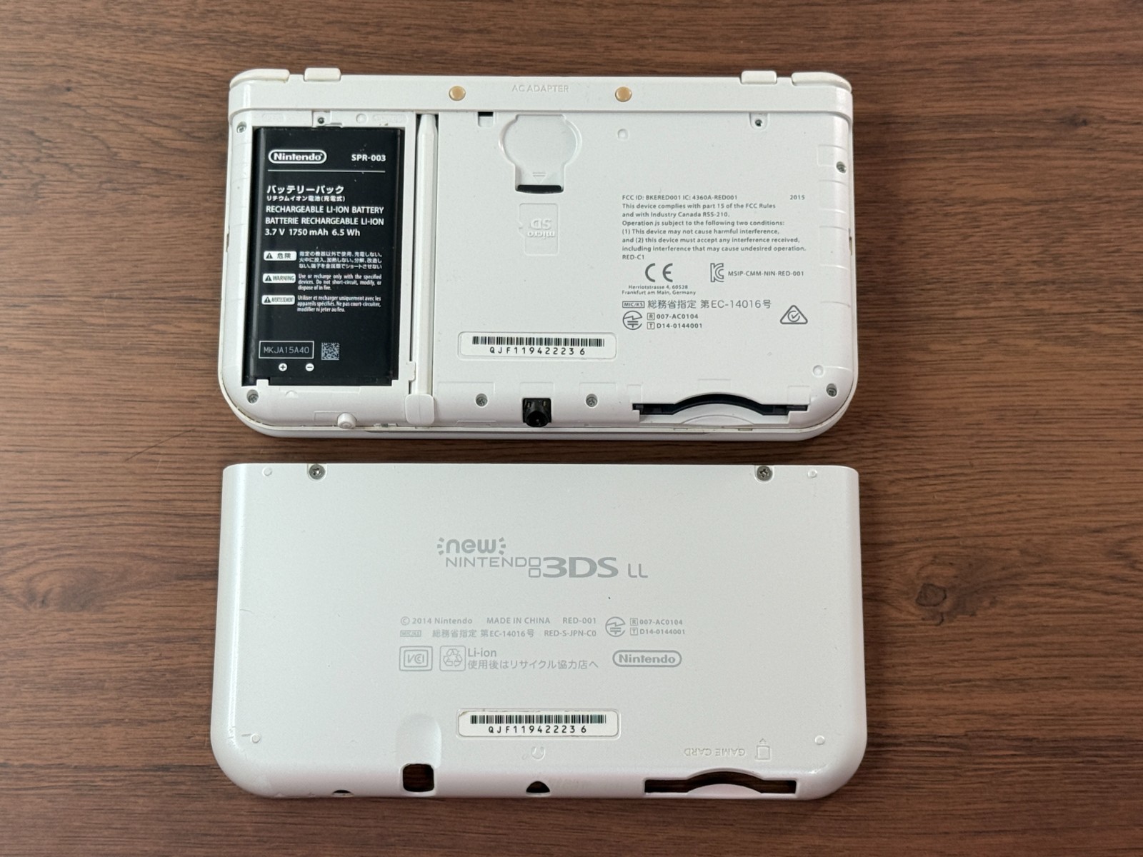 IPS Nintendo New 3DS XL Pearl White Console IPS Screen Bottom D6377