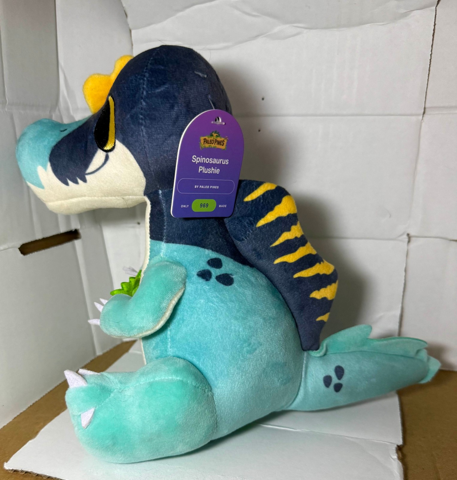 Makeship Paleo Pines SPINOSAURUS Indie Game Plush Rare Plushie Only 969 Made NEW
