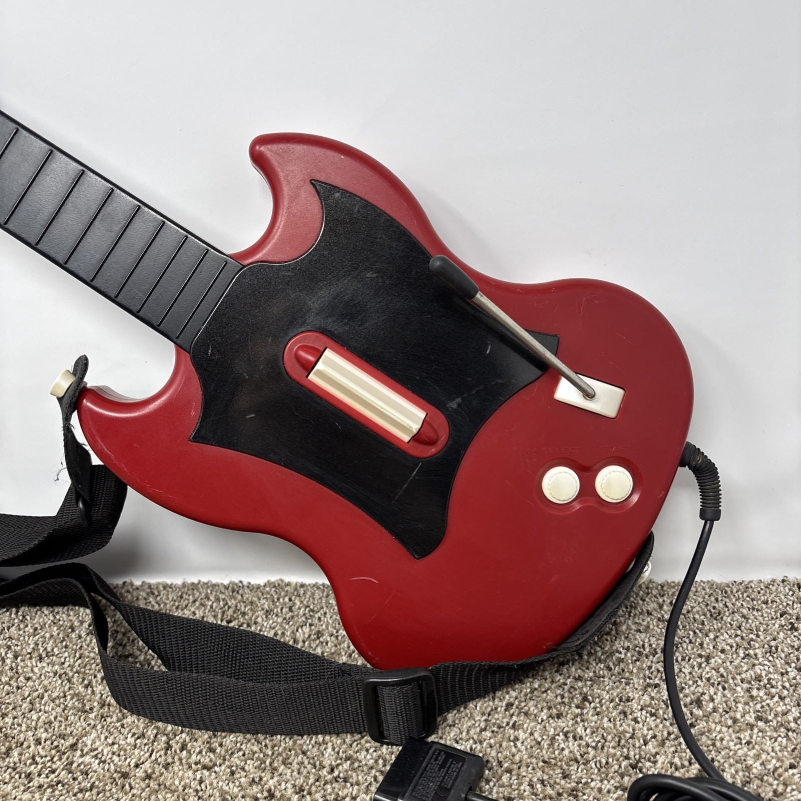 Guitar Hero RedOctane Gibson SG Wired Controller PS2 PlayStation 2 READ