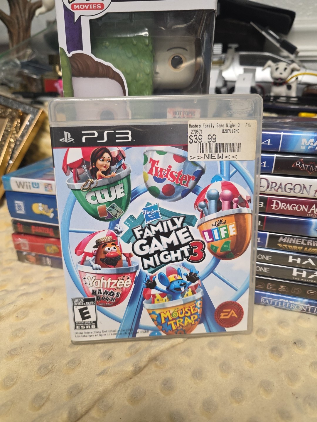 Hasbro Family Game Night 3 Sony PlayStation 3 PS3 Complete Clue Life Mouse Trap