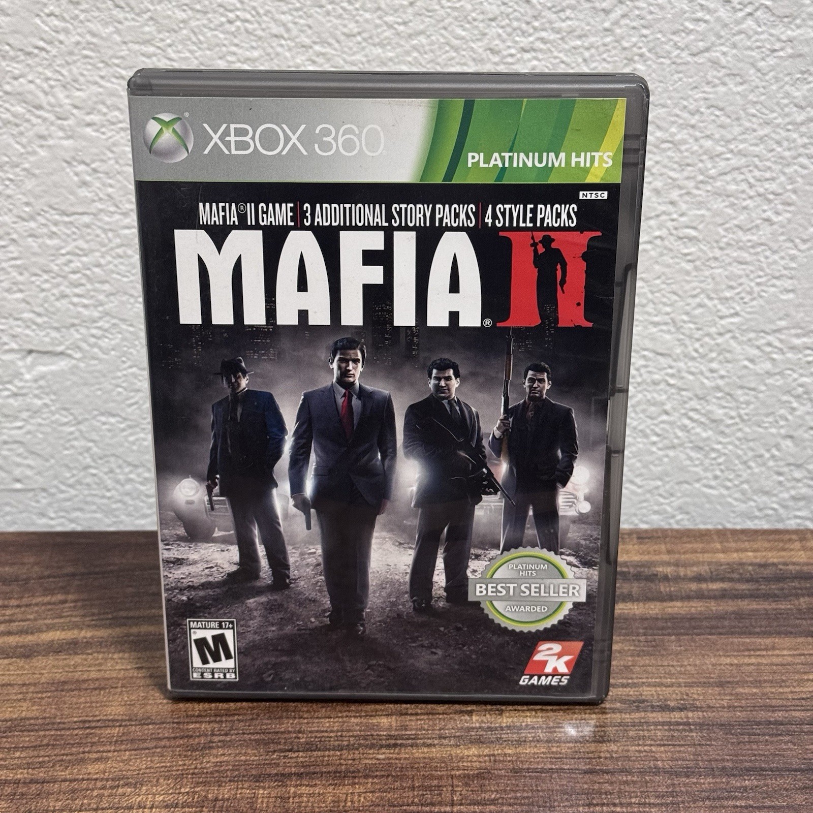 Mafia 2 II (Xbox 360,2010) Manual And Map Included Platinum Hits – Working