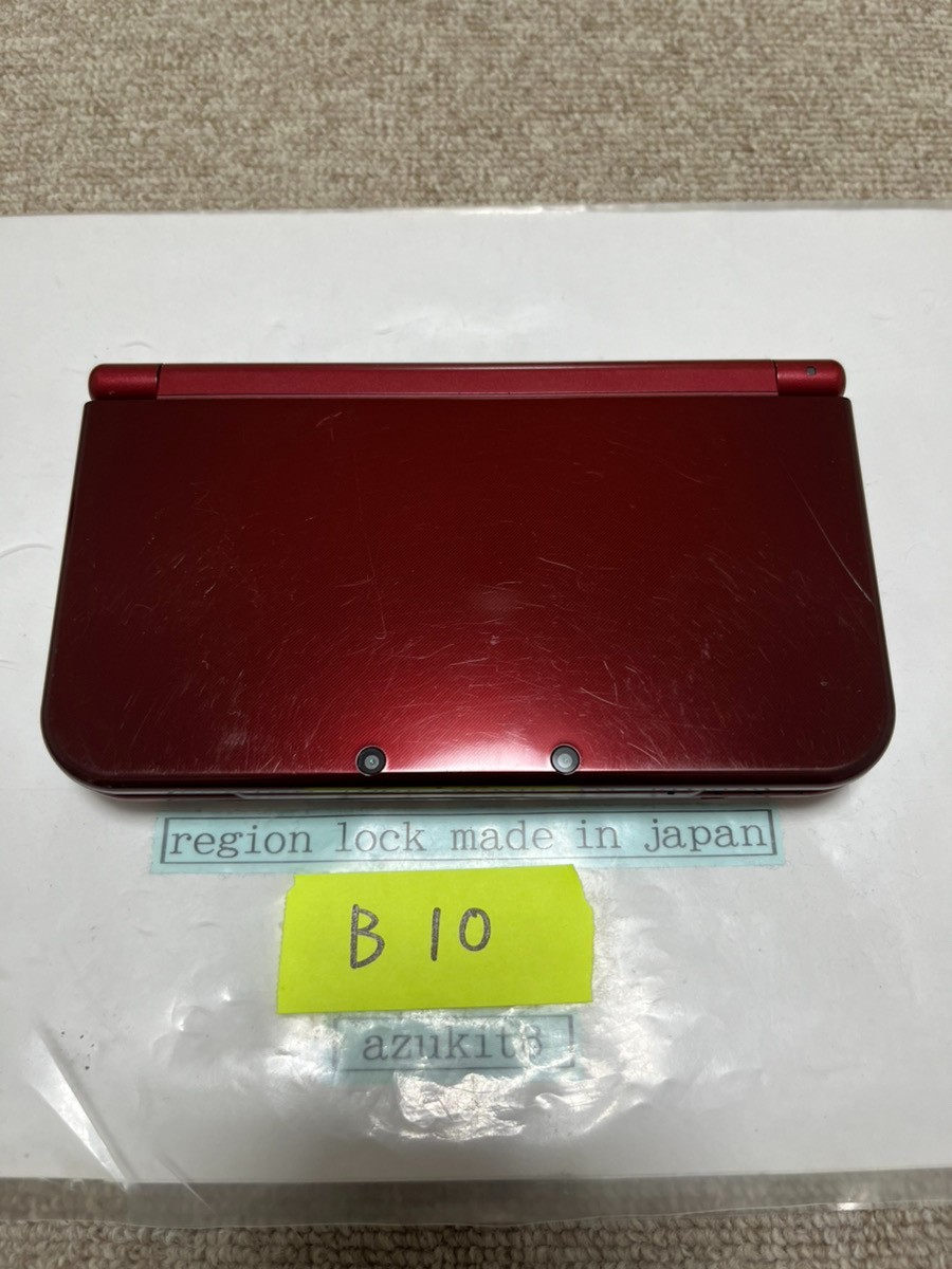 New 3DS LL XL Metalic red Japan Nintendo Console region Japanese B10