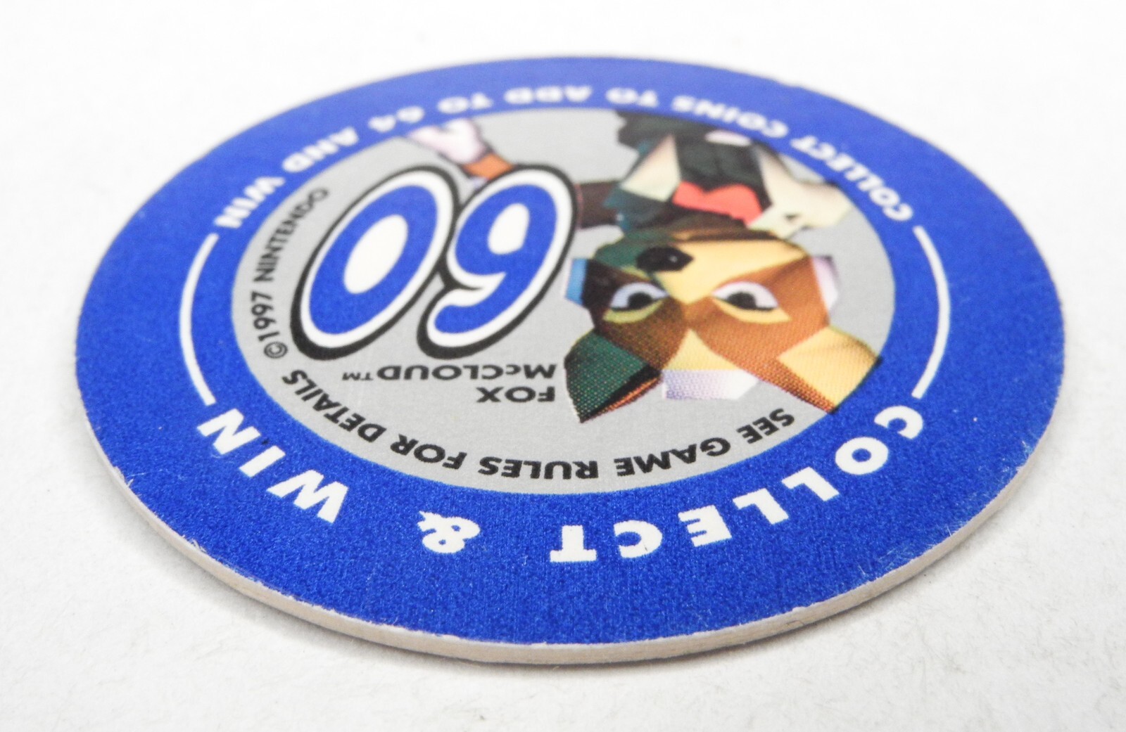 Taco Bell Score 64 1997 Fox McCloud Star Fox 64 Nintendo 64 Game Coin