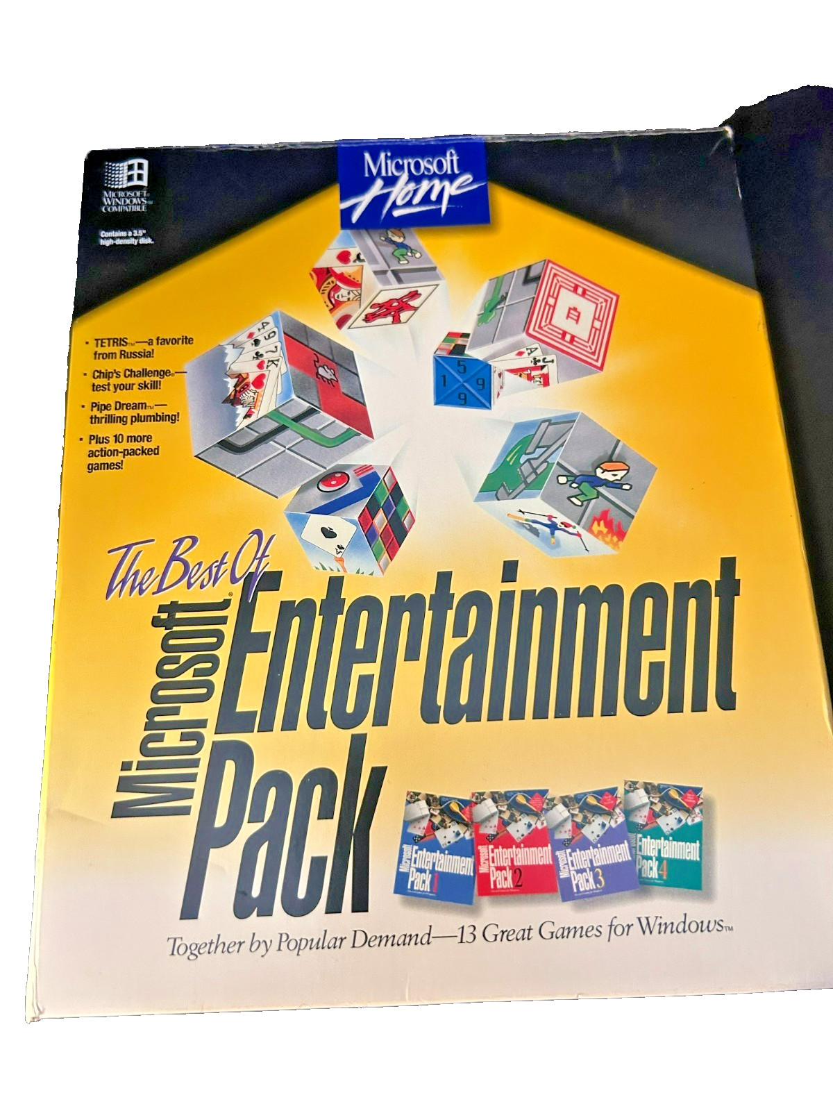 BEST OF MICROSOFT ENTERTAINMENT PACK 1994 3.5 Disk Windows Complete