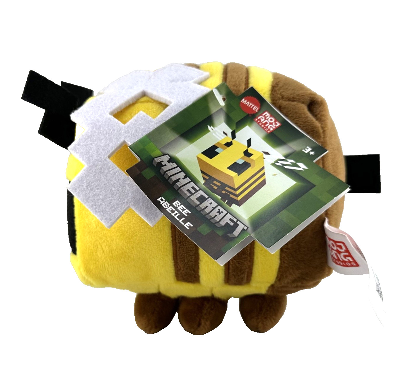 Mattel Mojang Minecraft 8” Bee Plush Stuffed Toy