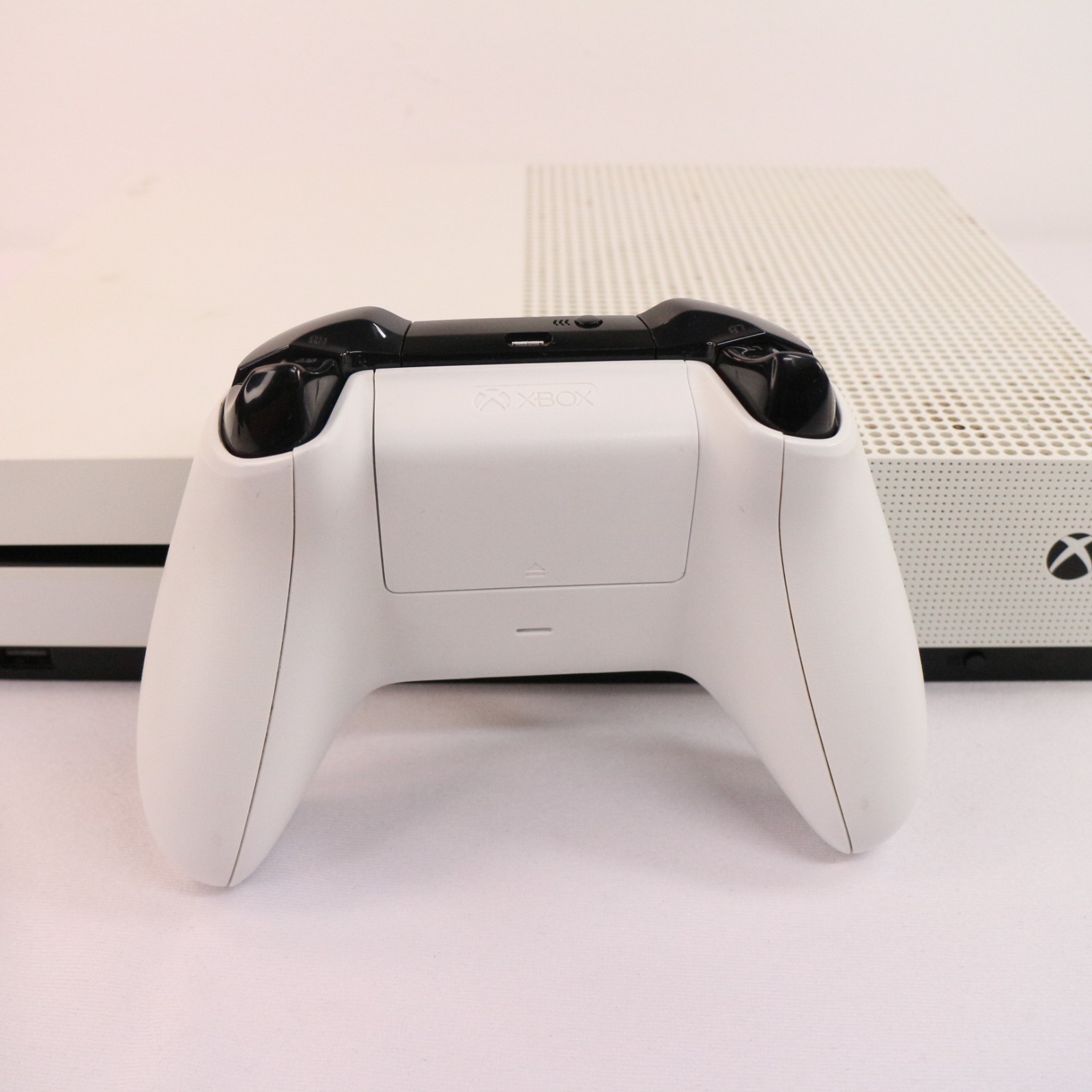 Microsoft Xbox One S 1681 Gaming Home Console White w/Wireless Controller TESTED