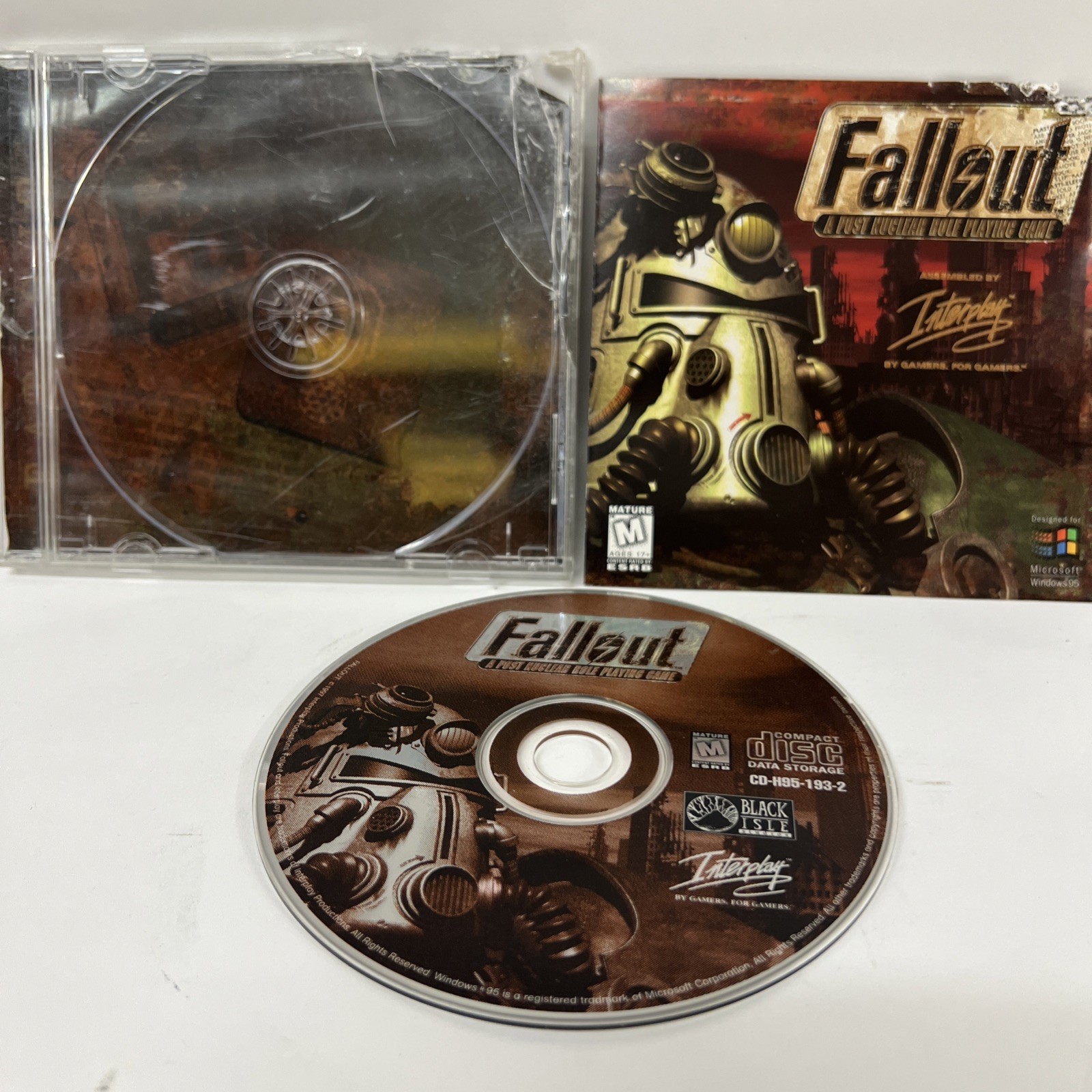 Fallout 1: A Post Nuclear Role Playing Game 1997 Interplay UNTESTED PARTS ONLY