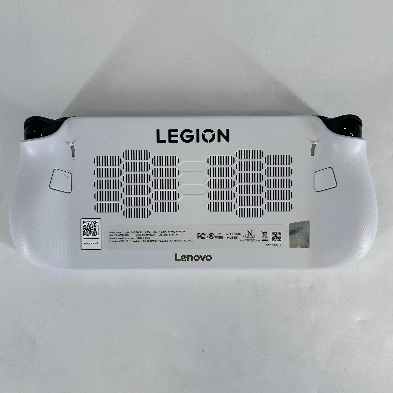 Lenovo Legion Go S Handheld Console White 1TB 32GB RAM w/ Charger – Very Good