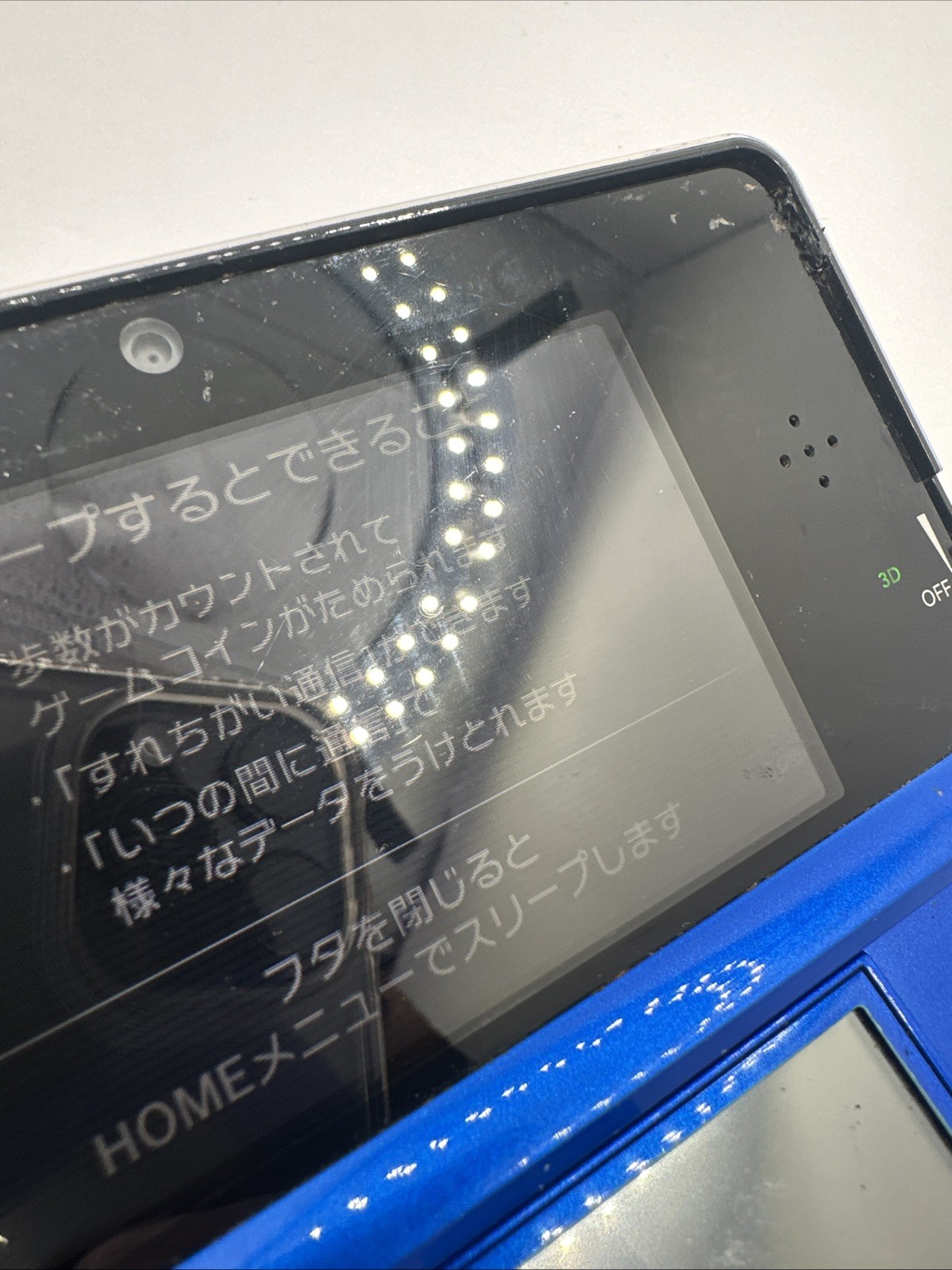 NINTENDO 3DS BLUE CTR-001(JPN) Powers On Parts Or Repair