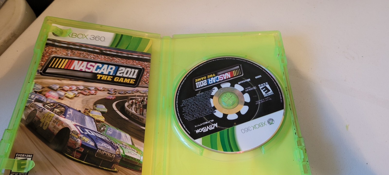 NASCAR The Game 2011 Microsoft Xbox 360 Complete Cib Rated E