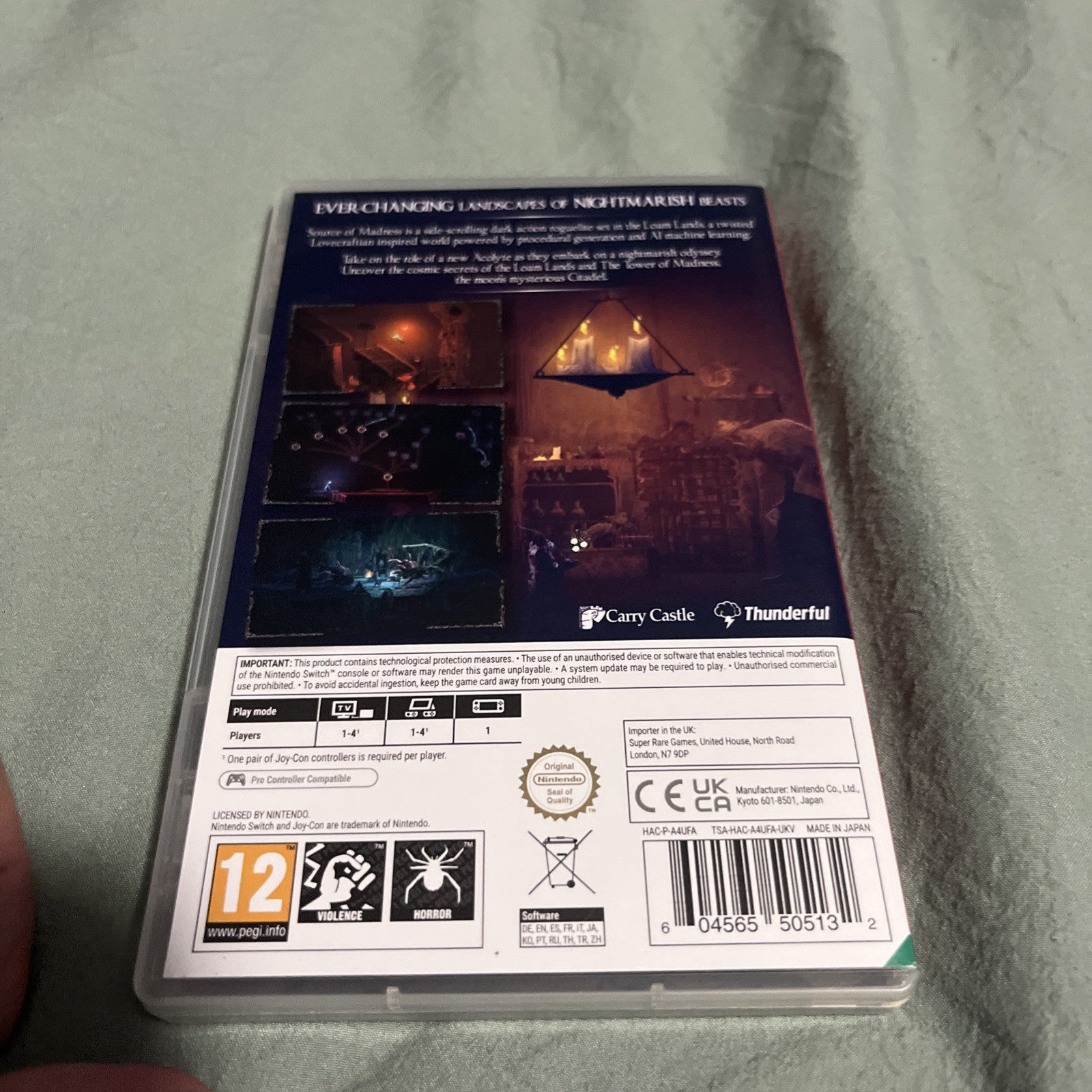 Source of Madness Nintendo Switch Tested And Working