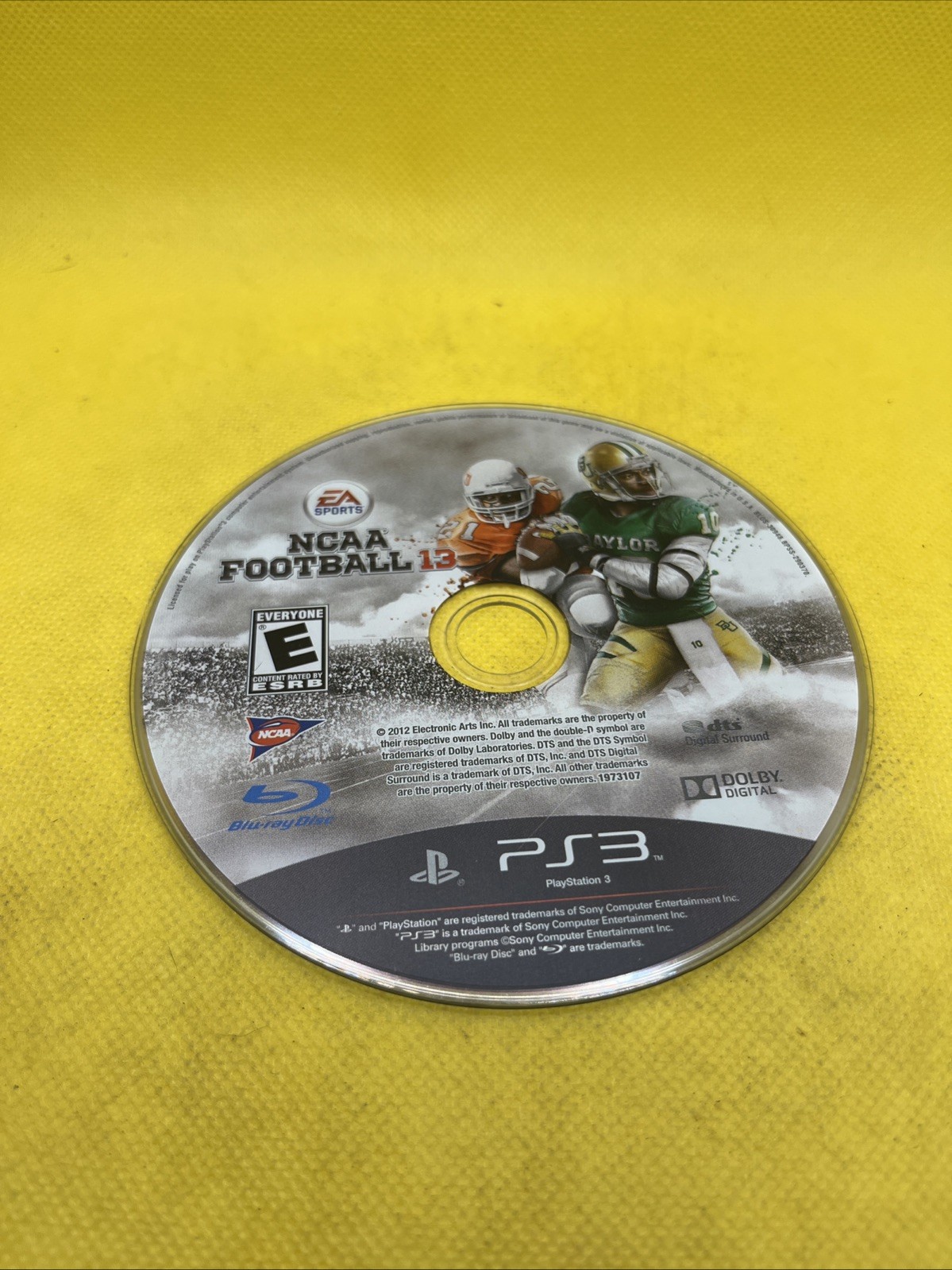 NCAA Football 13 College Football (Sony PlayStation 3, 2012, PS3, Works Great)
