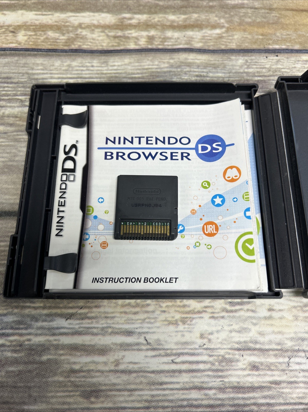 Nintendo DS Browser (Nintendo DS, 2007) Complete W/ Manual TESTED WORKING