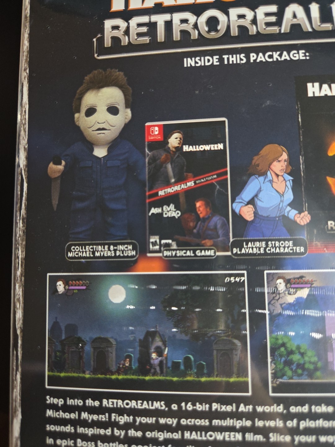 NEW SEALED Halloween & Ash Vs Evil Dead Retro Realms Special Edition Switch NIB