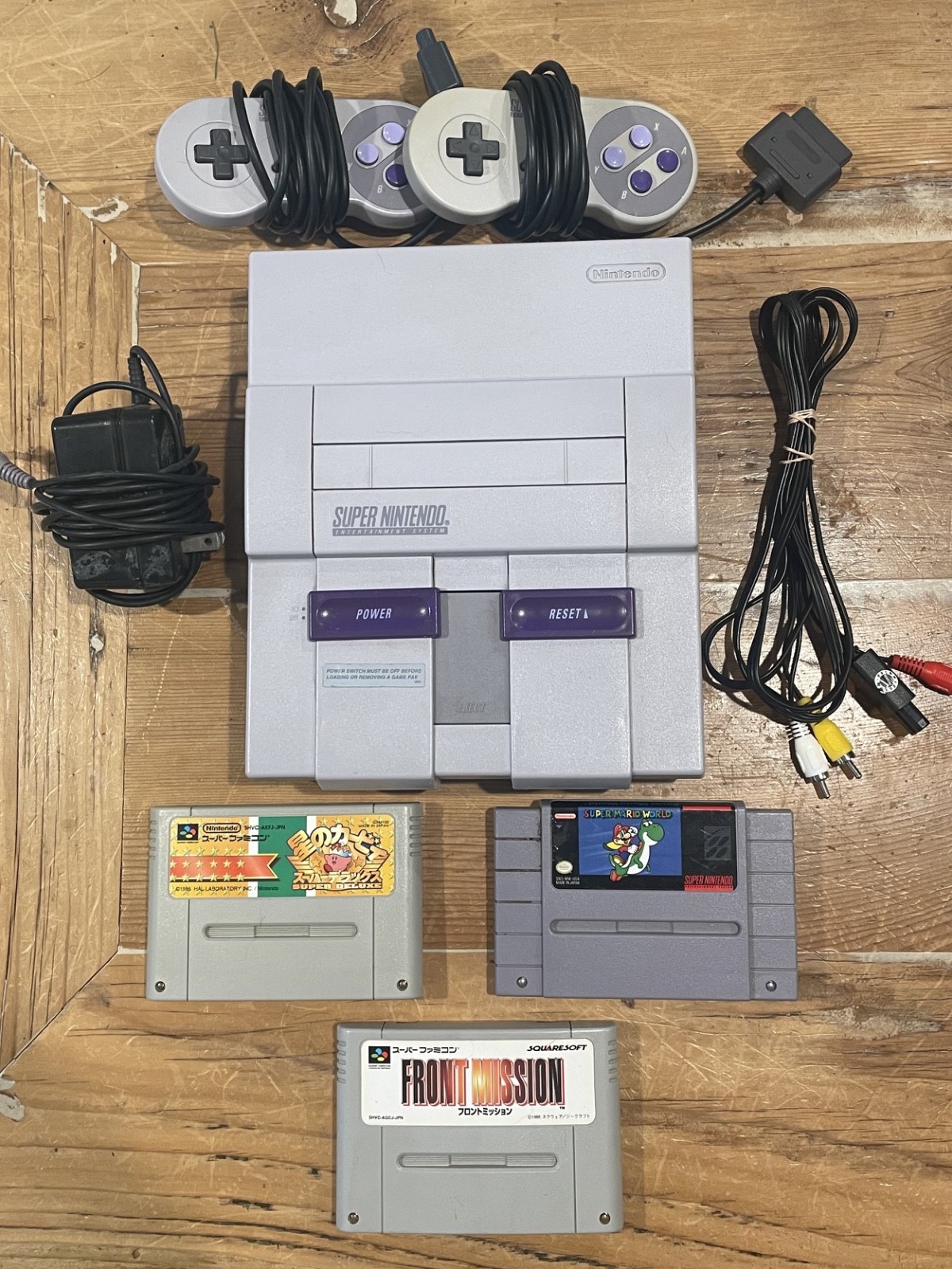 Nintendo SNES Home Console with Games (please read description)