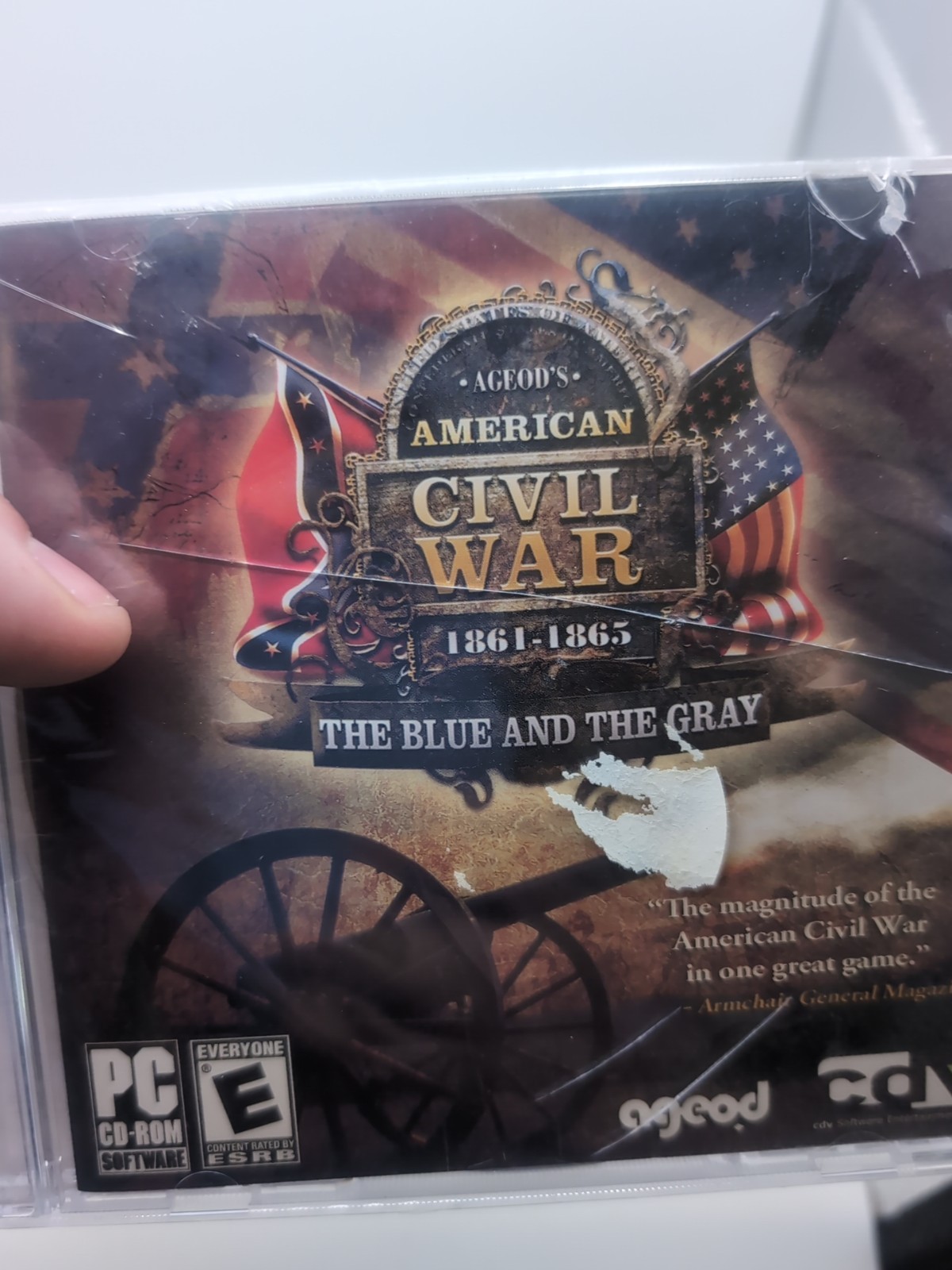 Ageod’s American Civil War 1861-1865 PC Brand New (Cracked Case)