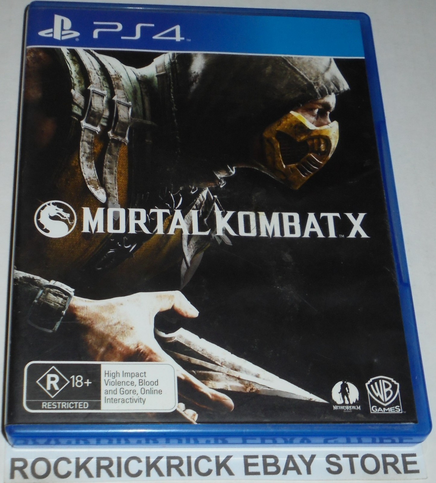 PLAYSTATION 4 GAME MORTAL KOMBAT X PAL R18+