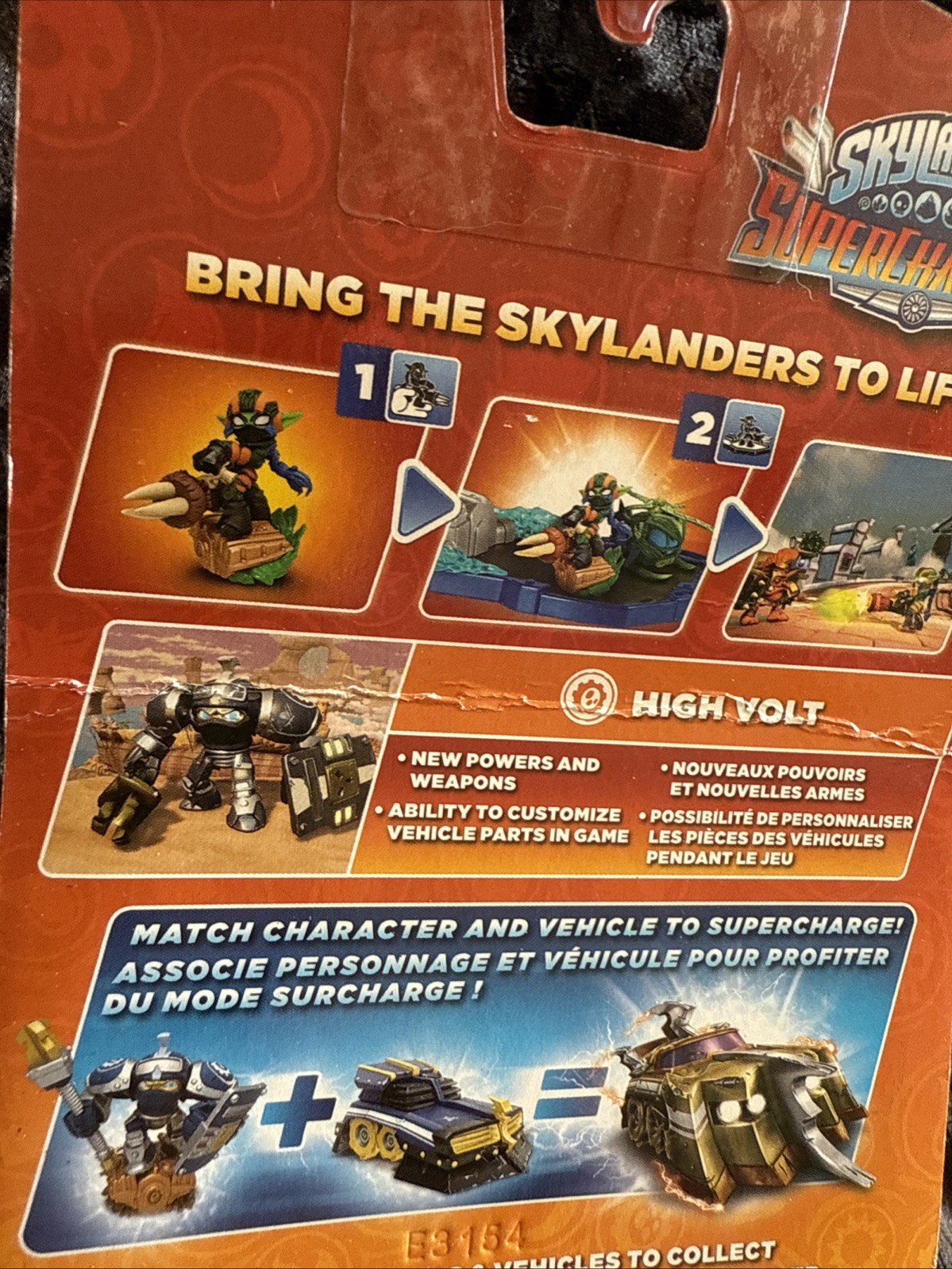 2 Skylanders Superchargers High Volt (Protect & Surge) Figurine & Smash Hit NIP