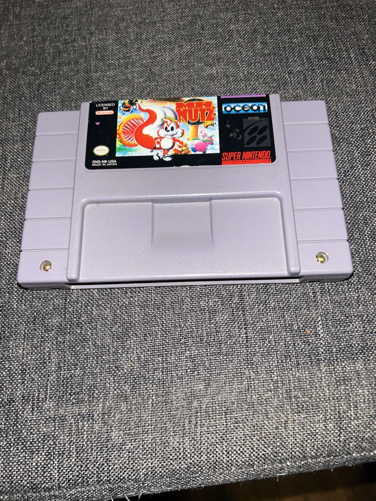 Mr. Nutz Super Nintendo SNES Cartridge Only Tested Working Authentic!