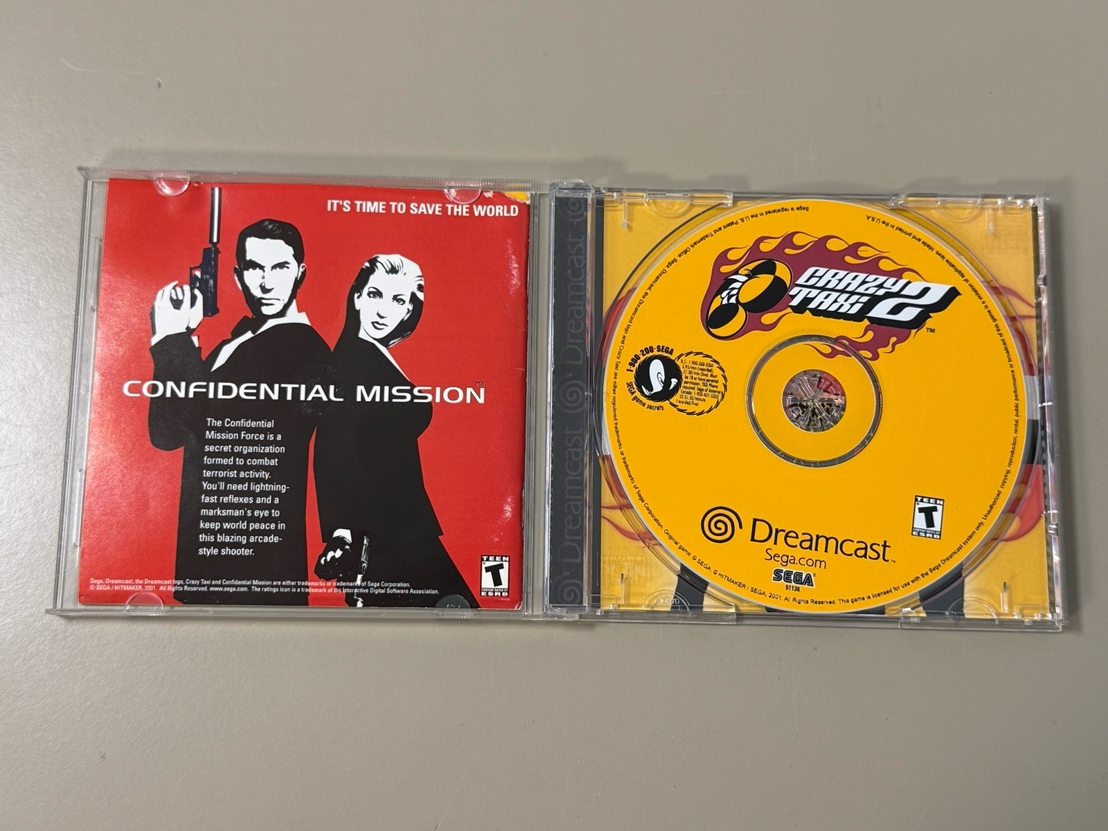 Crazy Taxi 2 (Sega Dreamcast, 2001) CIB Complete Tested – Excellent Condition