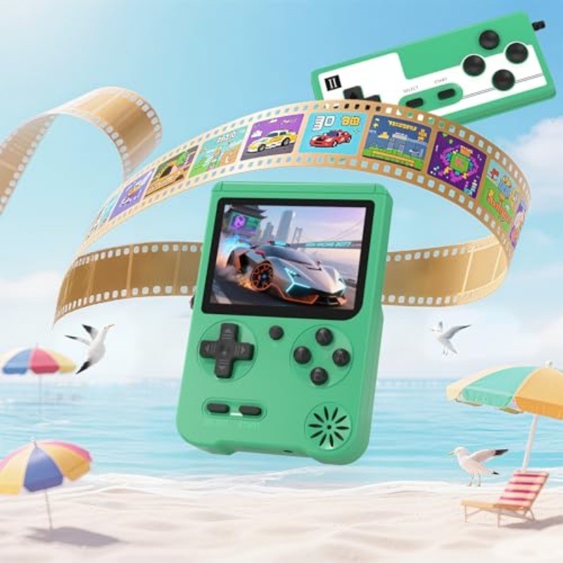 Handheld Game Console, Preloaded 500 Classic FC Games, Portable Game Player Rech