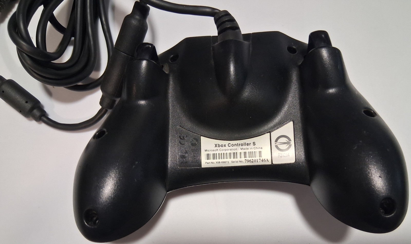 Xbox Controller S Wired Black Model X08-69873 Original Tested