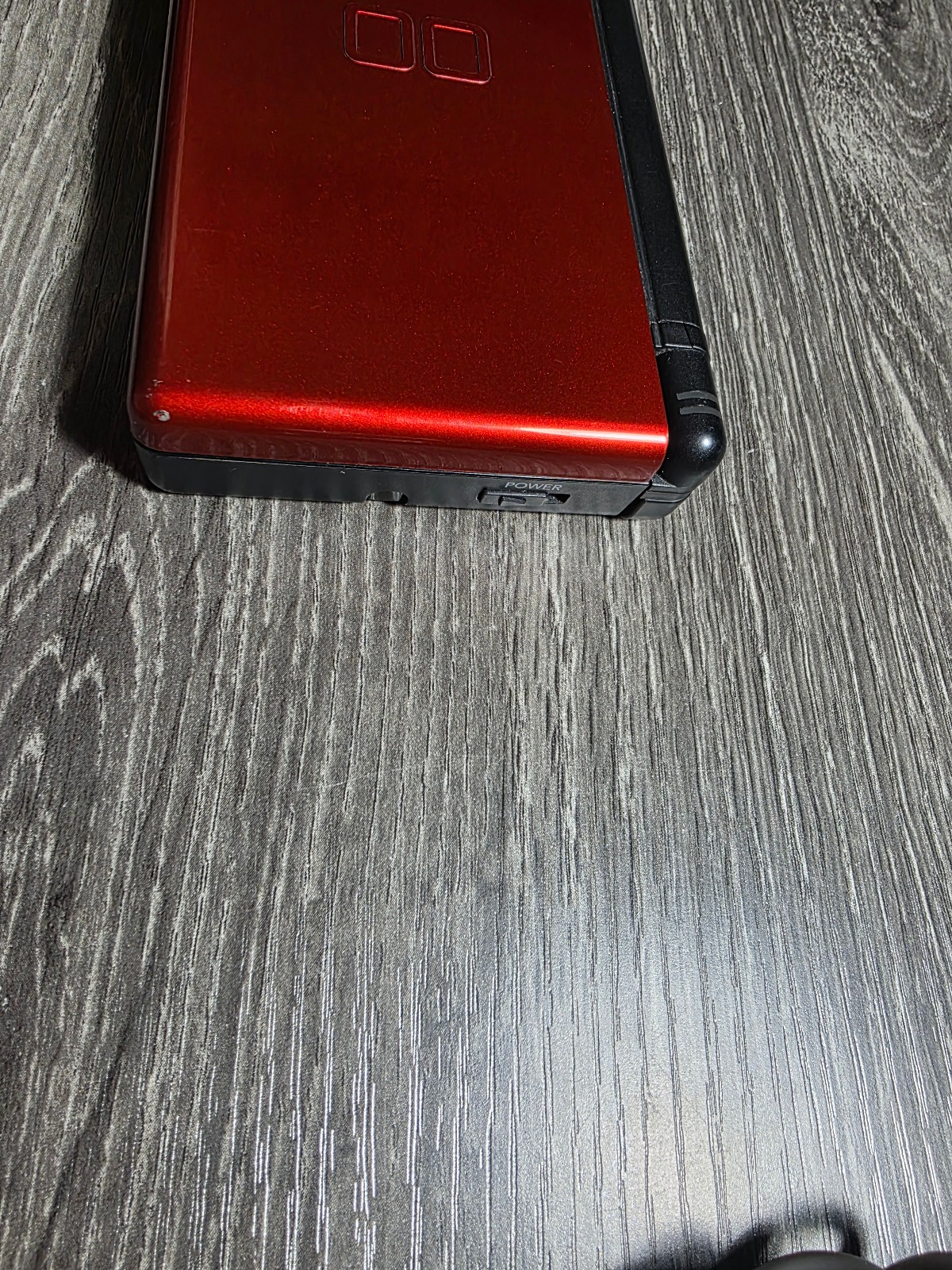 Nintendo DS Lite Red System Console W/ Stylus, GBA Port Cover, Charger TESTED