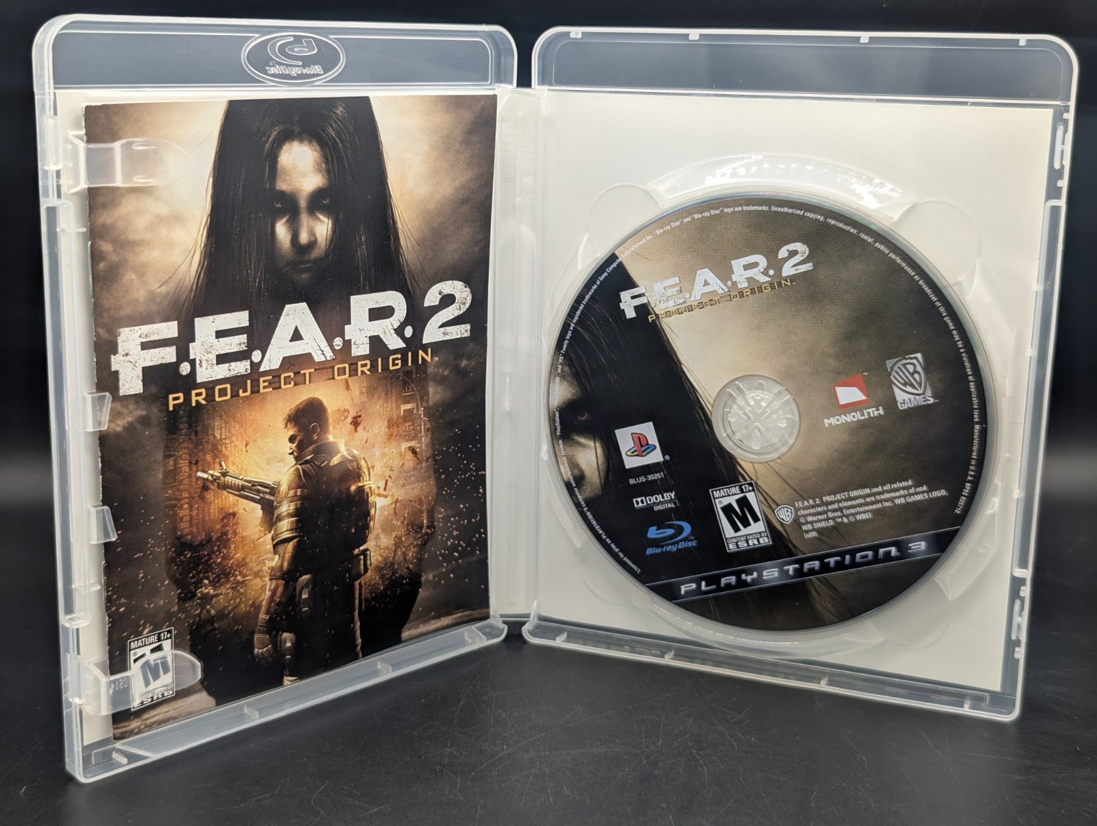 F.E.A.R. 2 Project Origin ( Sony PlayStation 3 PS3 ) CIB – Mint Disc – Pristine