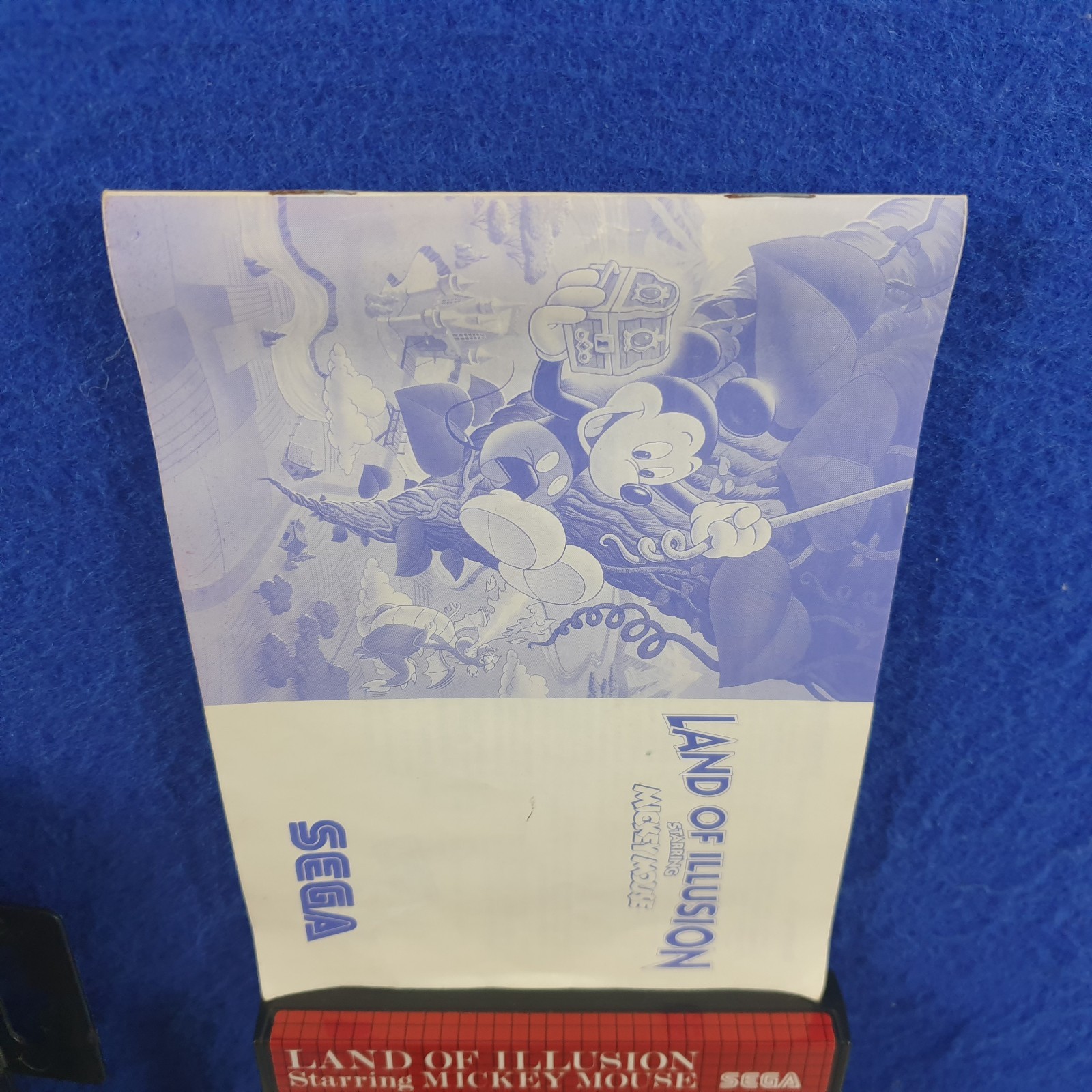 Master System LAND OF ILLUSION Starring Mickey Mouse PAL REGION FREE Works in US