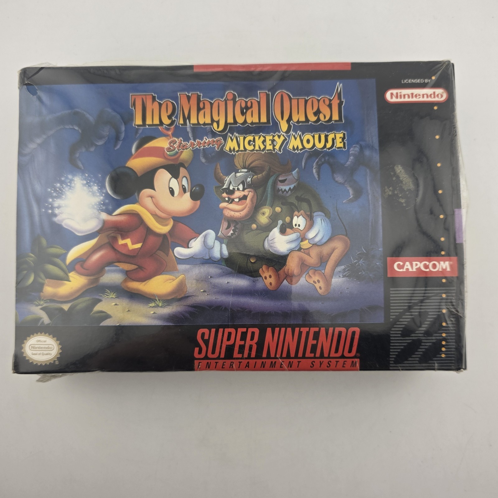 Magical Quest – Box Only W/ Reg Card – Super Nintendo Snes – Shrink (No Game)