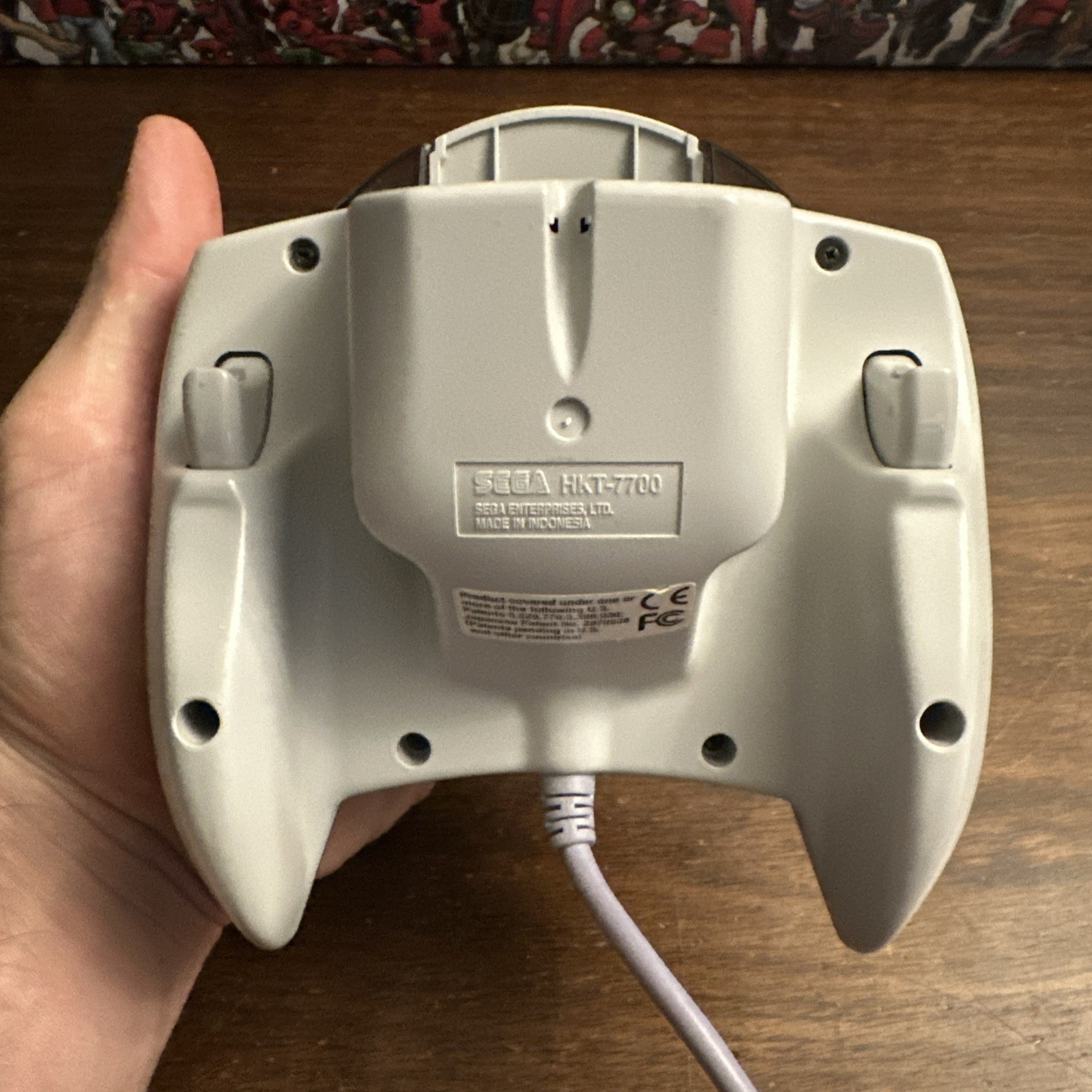 Sega Dreamcast Controller (Translucent Smoke Black) OEM – Tested – Authentic