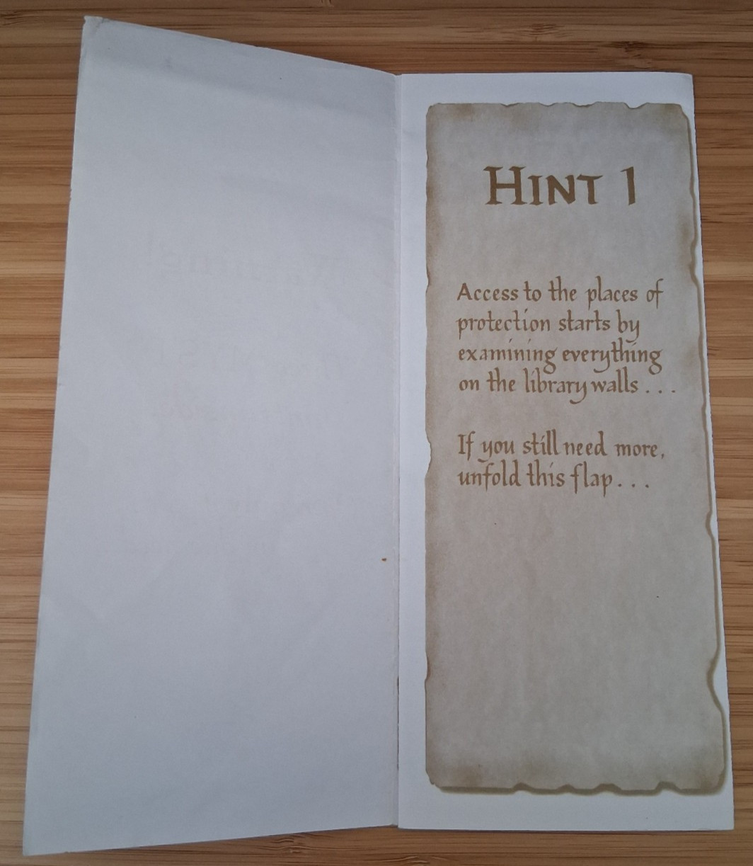 Myst Hint Sheet Windows PC NO GAME INCLUDED 1994 Cyan Broderbund