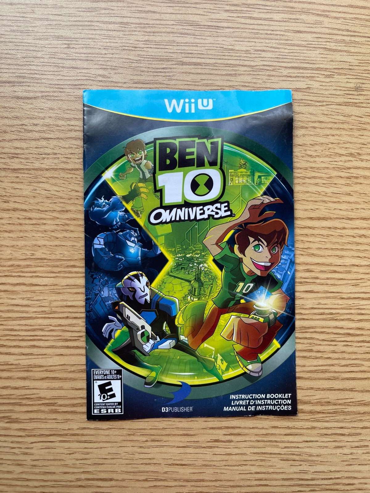 Ben 10 Omniverse Wii U Instruction Manual ONLY OEM BUY 3 GET 1 FREE Nintendo